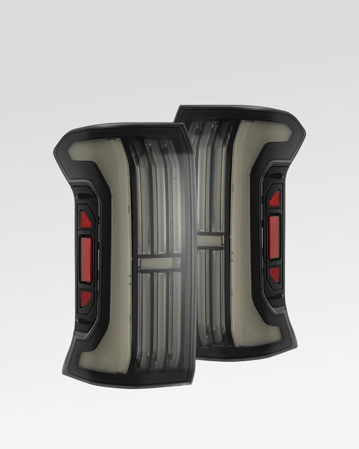 AlphaRex Nova-Series Sequential Prismatic LED Tail Lights with Alpha-Black Housing for 4th-Gen Tacoma (2024–Present) - Pair
