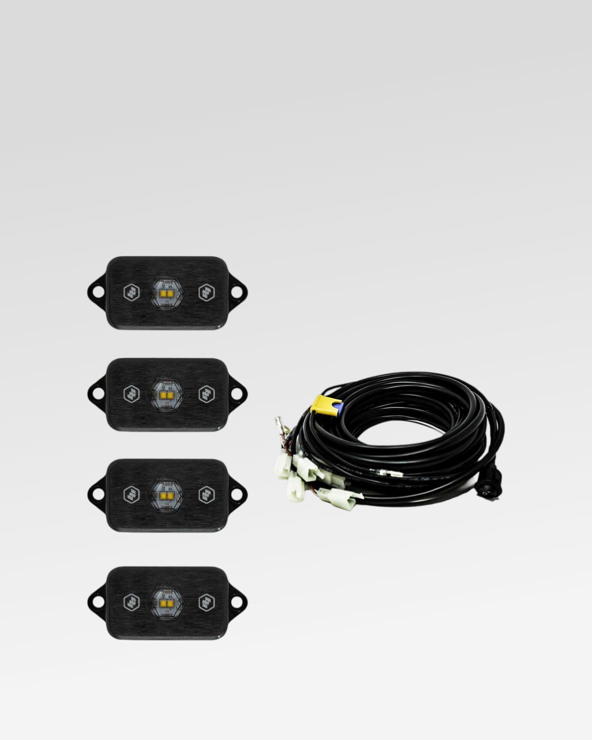 Baja Designs LED Rock Lights with Clear Lens - Set of 4