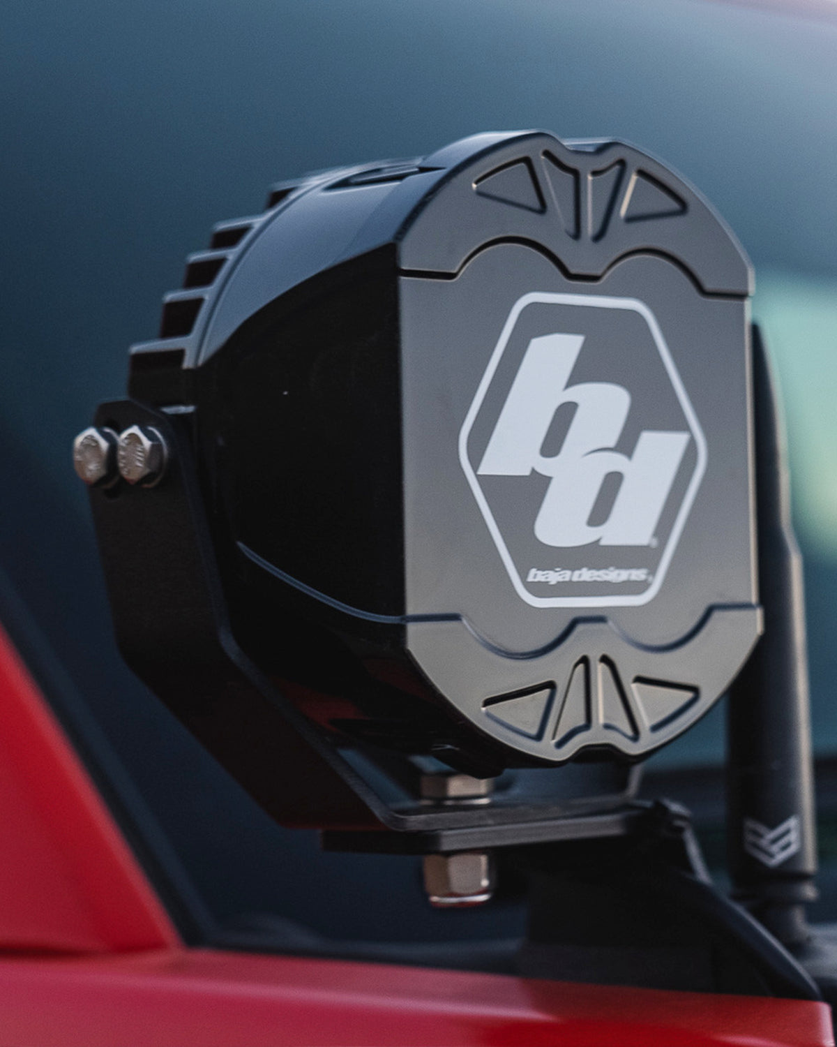 Baja Designs LP4 Light Pod Cover in Black with White Logo