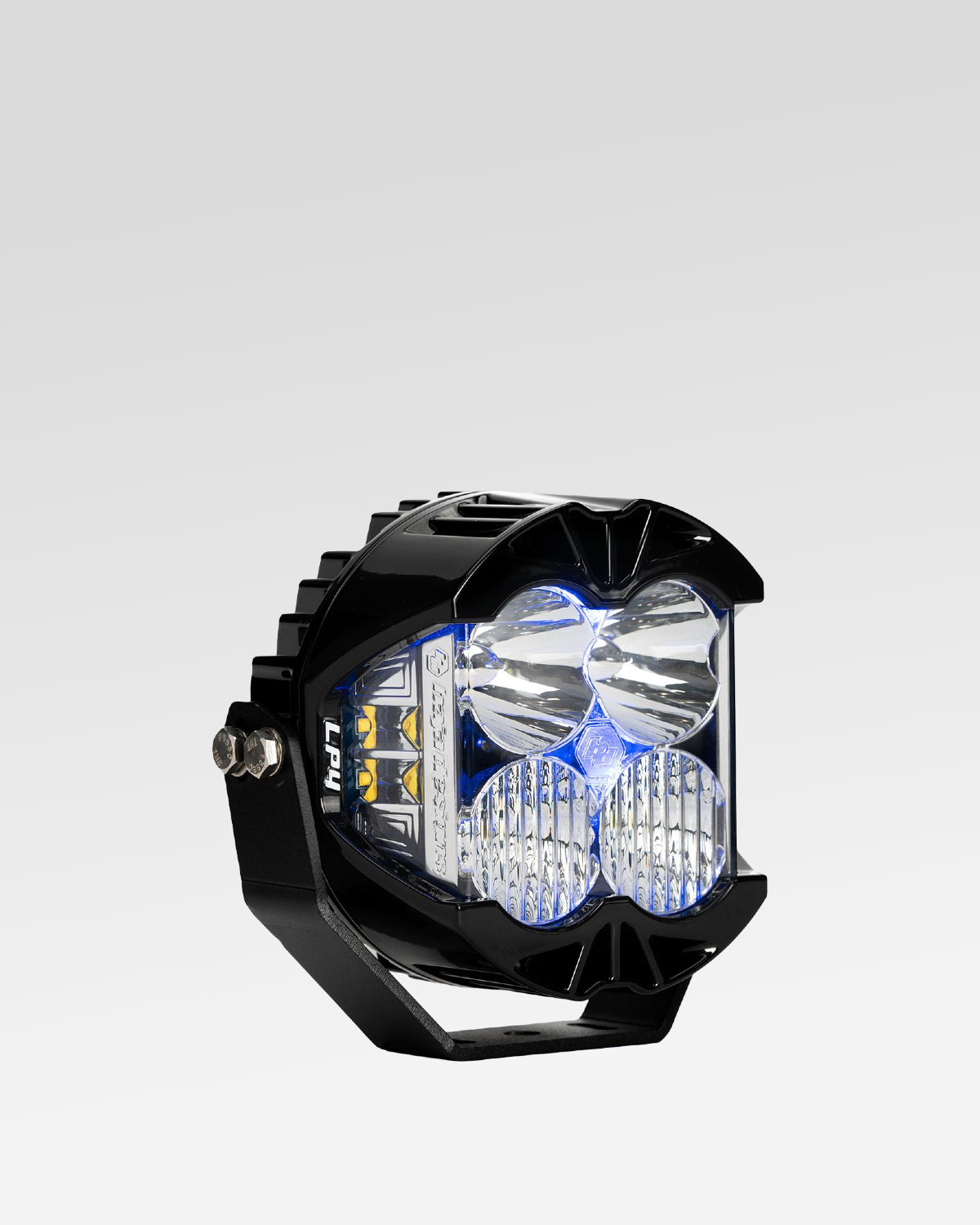 Baja Designs LP4 Pro LED Light Pod with Clear Driving/Combo Lens with Blue Backlight