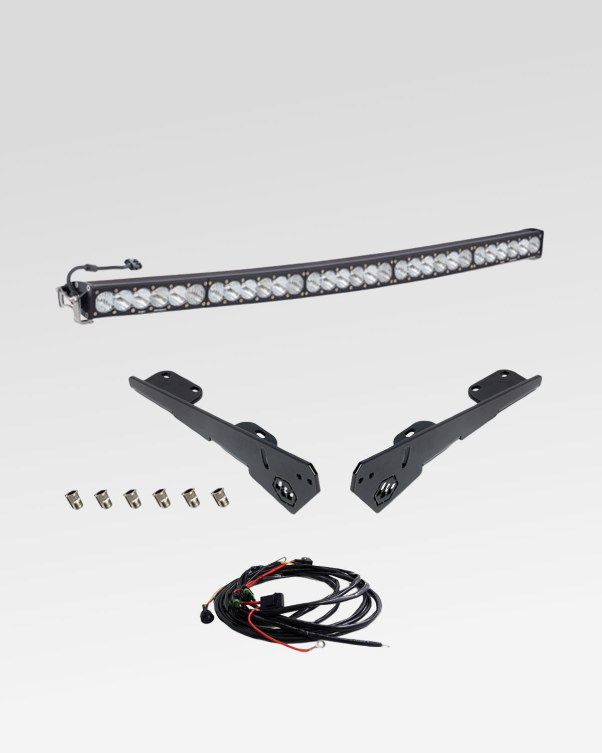 Baja Designs OnX6+ Arc 50 in Curved LED Light Bar Kit with Clear Multi-Pattern Lens for Toyota Tacoma (2005–2023)