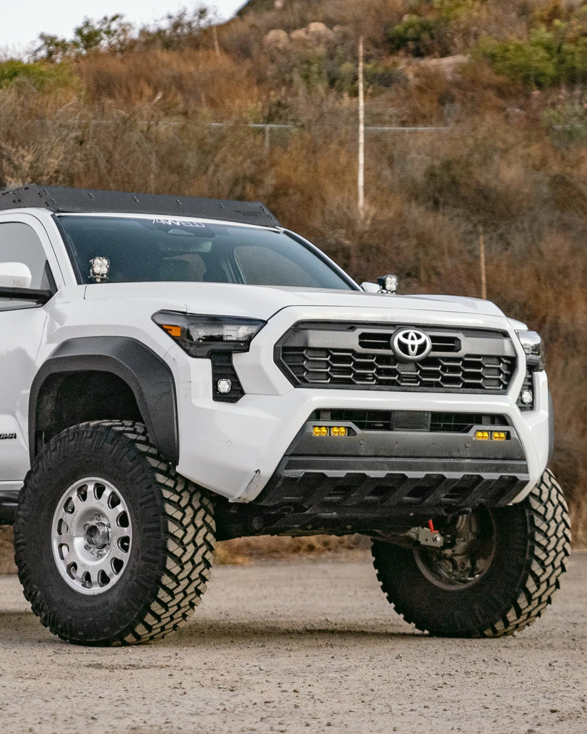 Baja Designs S1 Headlight Vent Trim LED Light Pod Kit with Wide Cornering Beam Pattern and Clear Lens for 4th-Gen Tacoma (2024–Present)