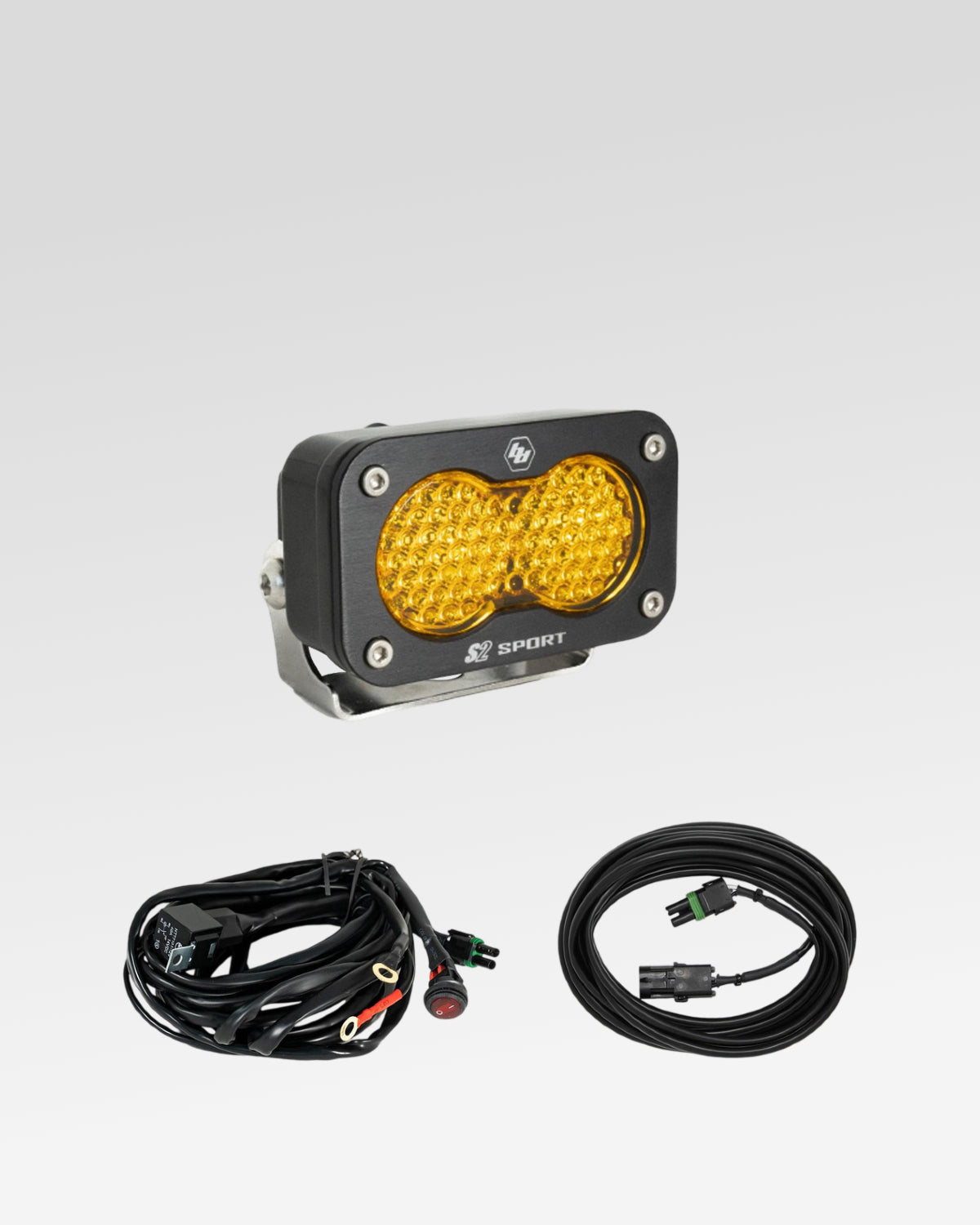 Baja Designs S2 Sport LED Chase Light Pod Kit with Baja Amber Work/Scene Lens