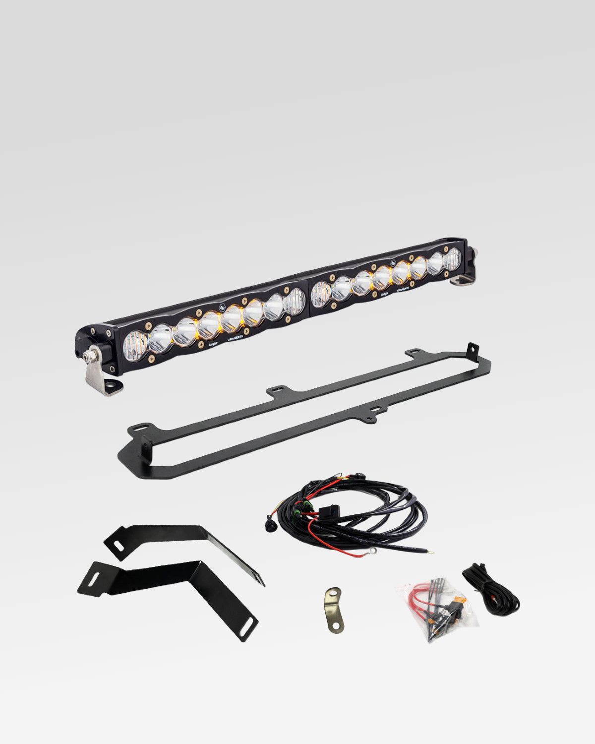 Baja Designs S8 20 in TRD Pro Grille LED Light Bar Kit with Driving-Combo Beam Pattern, Clear Lens, and Amber Backlight for 3rd-Gen Tundra (2022–Present)