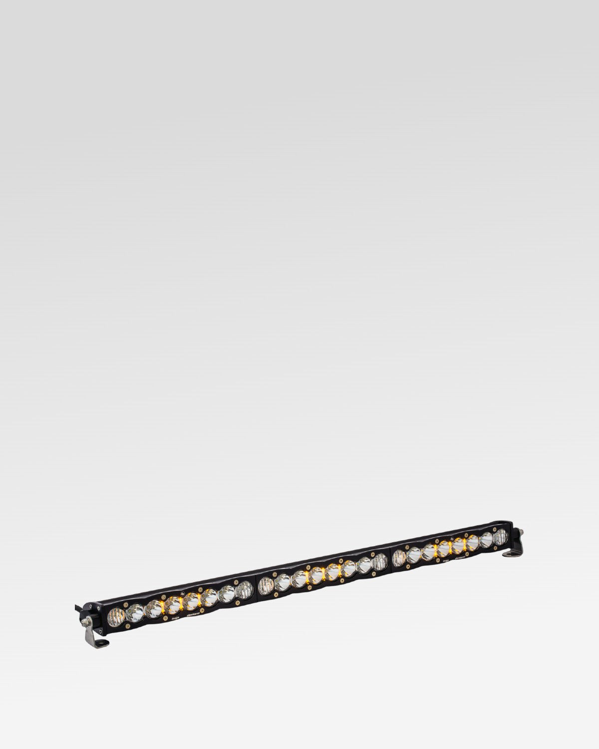 Baja Designs S8 30 in LED Light Bar with Driving-Combo Beam Pattern, Clear Lens, and Amber Backlight