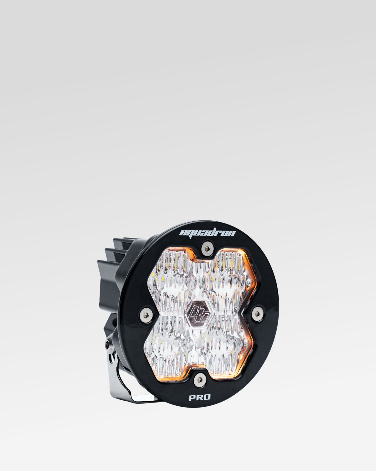 Baja Designs Squadron-R Pro 2.0 LED Light Pod with Wide Cornering Beam Pattern and Clear Lens
