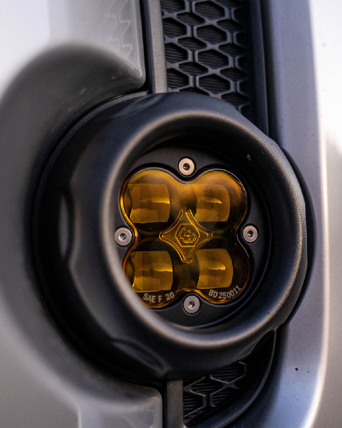 Baja Designs Squadron-R SAE LED Fog Light Kit with Baja Amber SAE Fog Lens for 5th-Gen 4Runner (2010–2024)