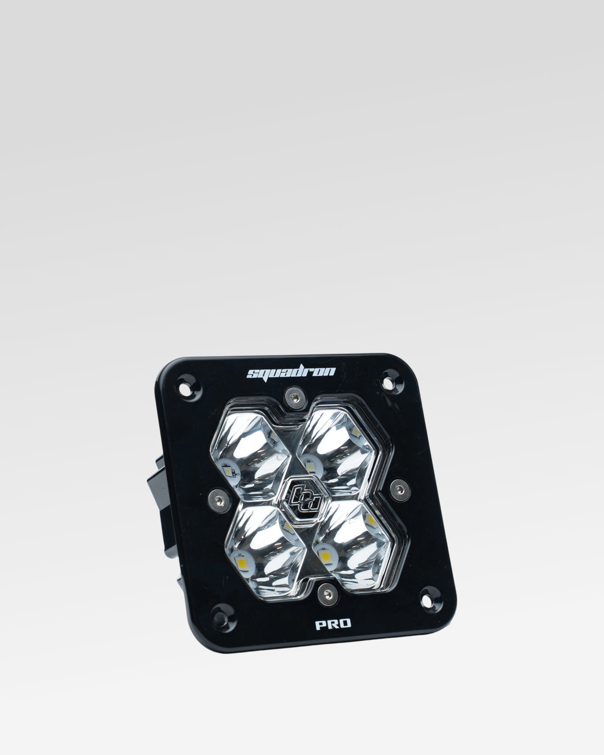 Baja Designs Squadron Pro 2.0 Flush-Mount LED Light Pod with Spot Beam Pattern and Clear Lens