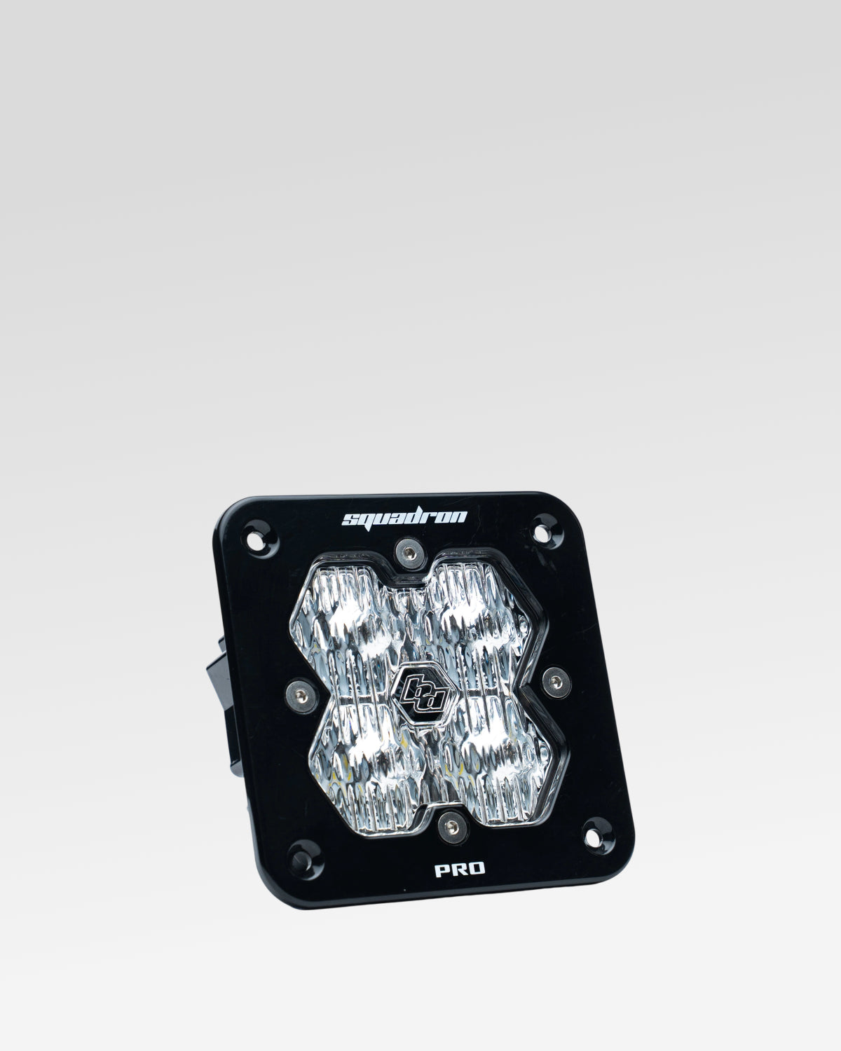 Baja Designs Squadron Pro 2.0 Flush-Mount LED Light Pod with Wide Cornering Beam Pattern and Clear Lens