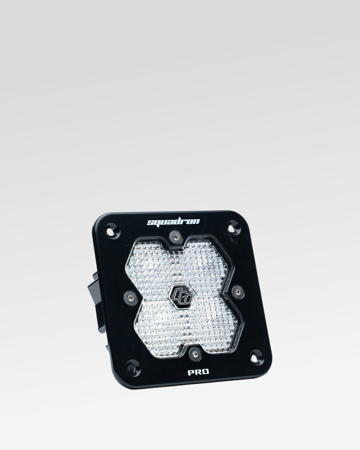 Baja Designs Squadron Pro 2.0 Flush-Mount LED Light Pod with Work Scene Beam Pattern and Clear Lens