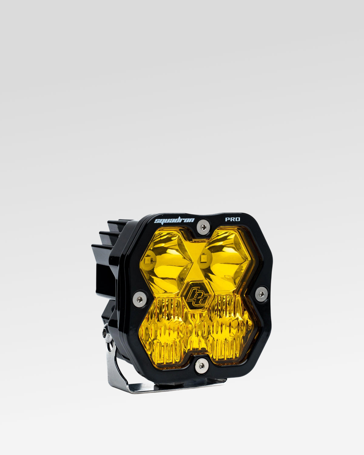 Baja Designs Squadron Pro 2.0 LED Light Pod with Driving-Combo Beam Pattern and Baja Amber Lens