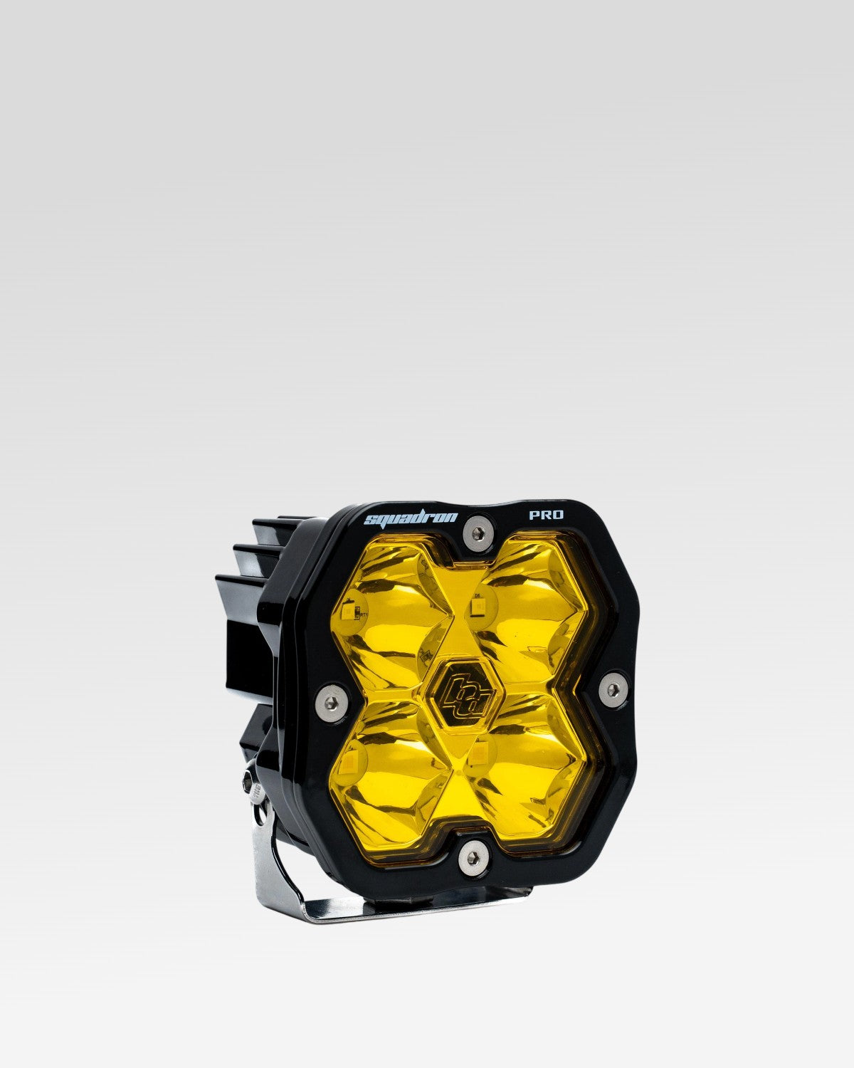 Baja Designs Squadron Pro 2.0 LED Light Pod with Spot Beam Pattern and Baja Amber Lens