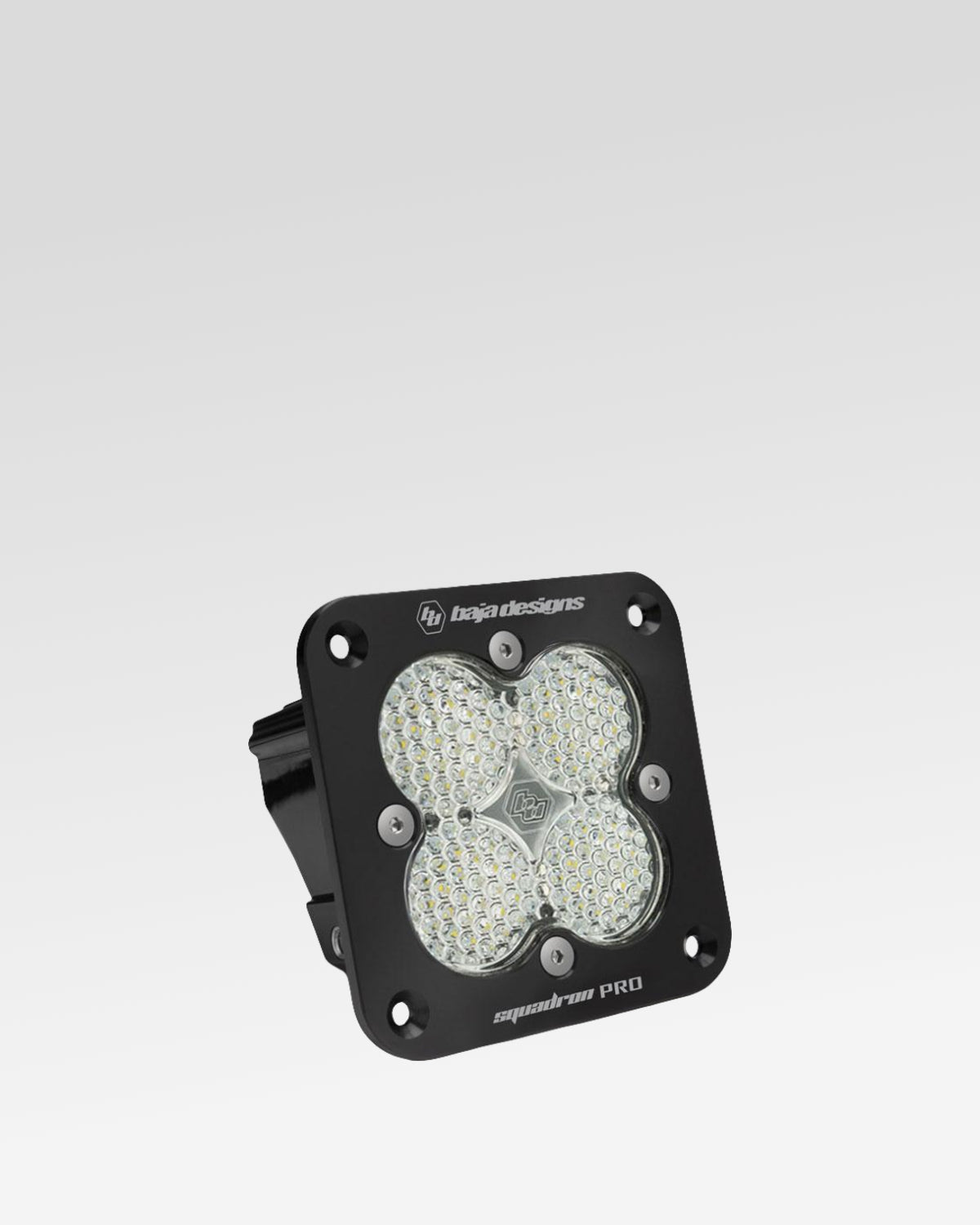 Baja Designs Squadron Pro Flush Mount LED Light Pod with Clear Work/Scene Lens