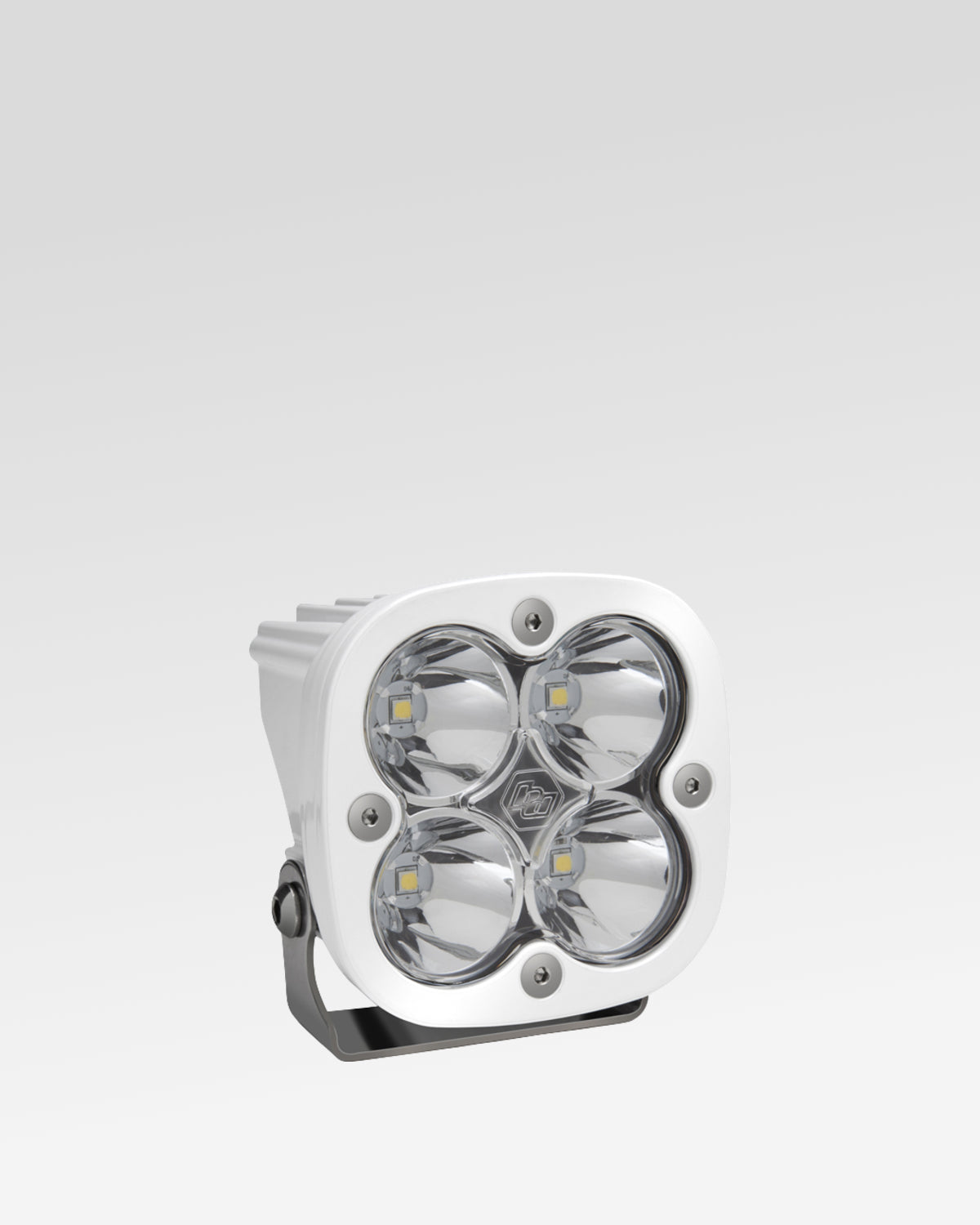 Baja Designs Squadron Pro LED Light Pod with Clear Spot Lens and White Housing