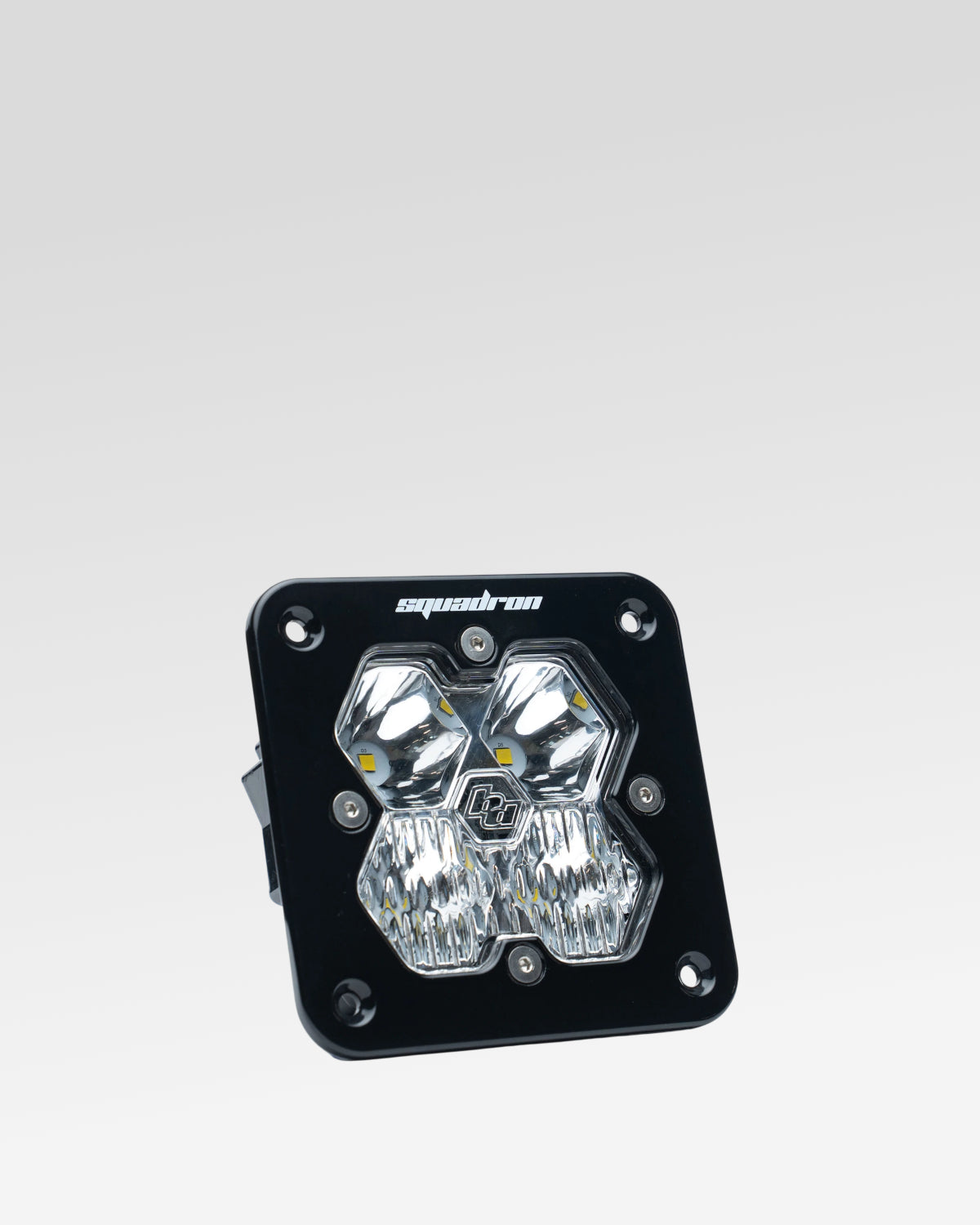 Baja Designs Squadron Sport 2.0 Flush-Mount LED Light Pod with Driving-Combo Beam Pattern and Clear Lens