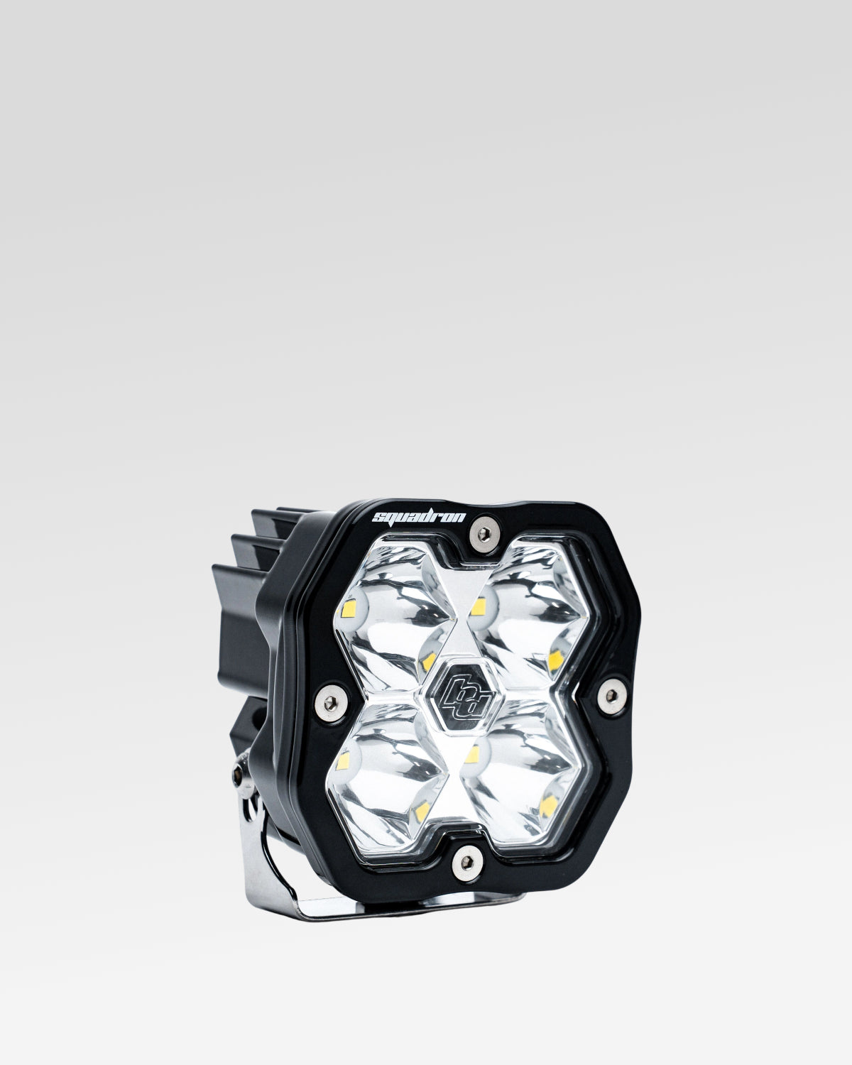 Baja Designs Squadron Sport 2.0 LED Light Pod with Spot Beam Pattern and Clear Lens