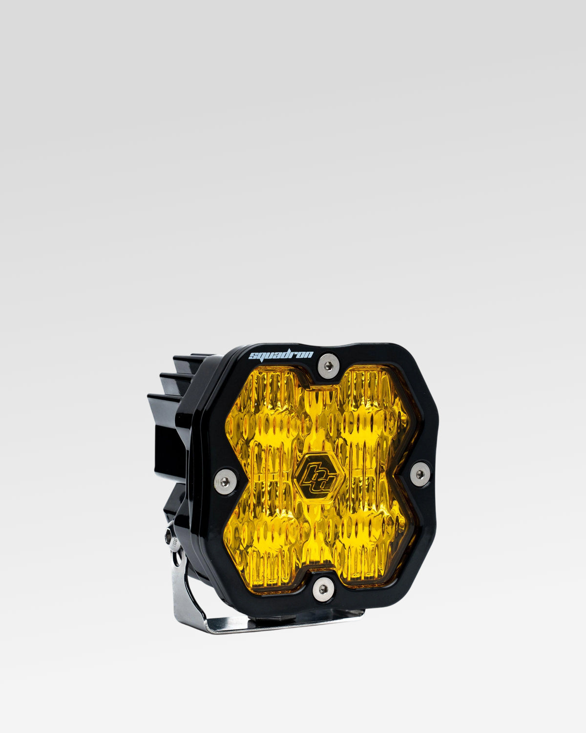 Baja Designs Squadron Sport 2.0 LED Light Pod with Wide Cornering Beam Pattern and Baja Amber Lens