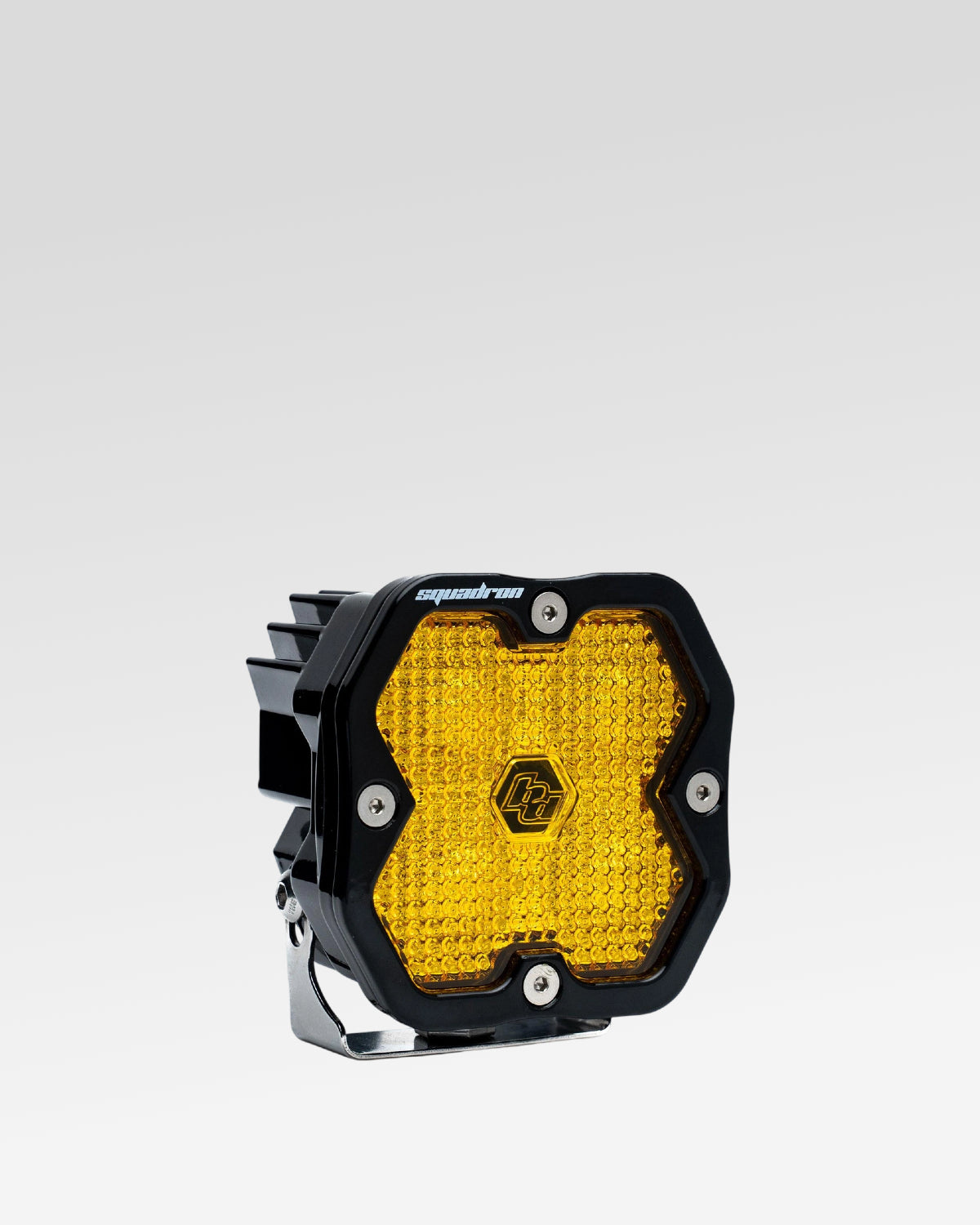 Baja Designs Squadron Sport 2.0 LED Light Pod with Work Scene Beam Pattern and Baja Amber Lens