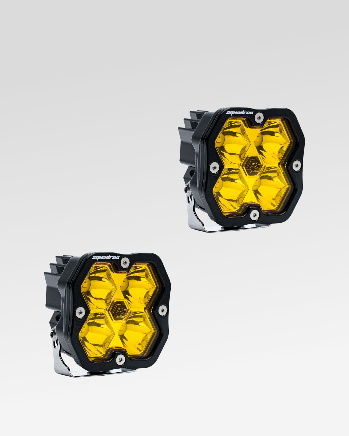 Baja Designs Squadron Pro 2.0 LED Light Pods with Driving-Combo Beam  Pattern and Clear Lens - Pair 49-7803-2NH