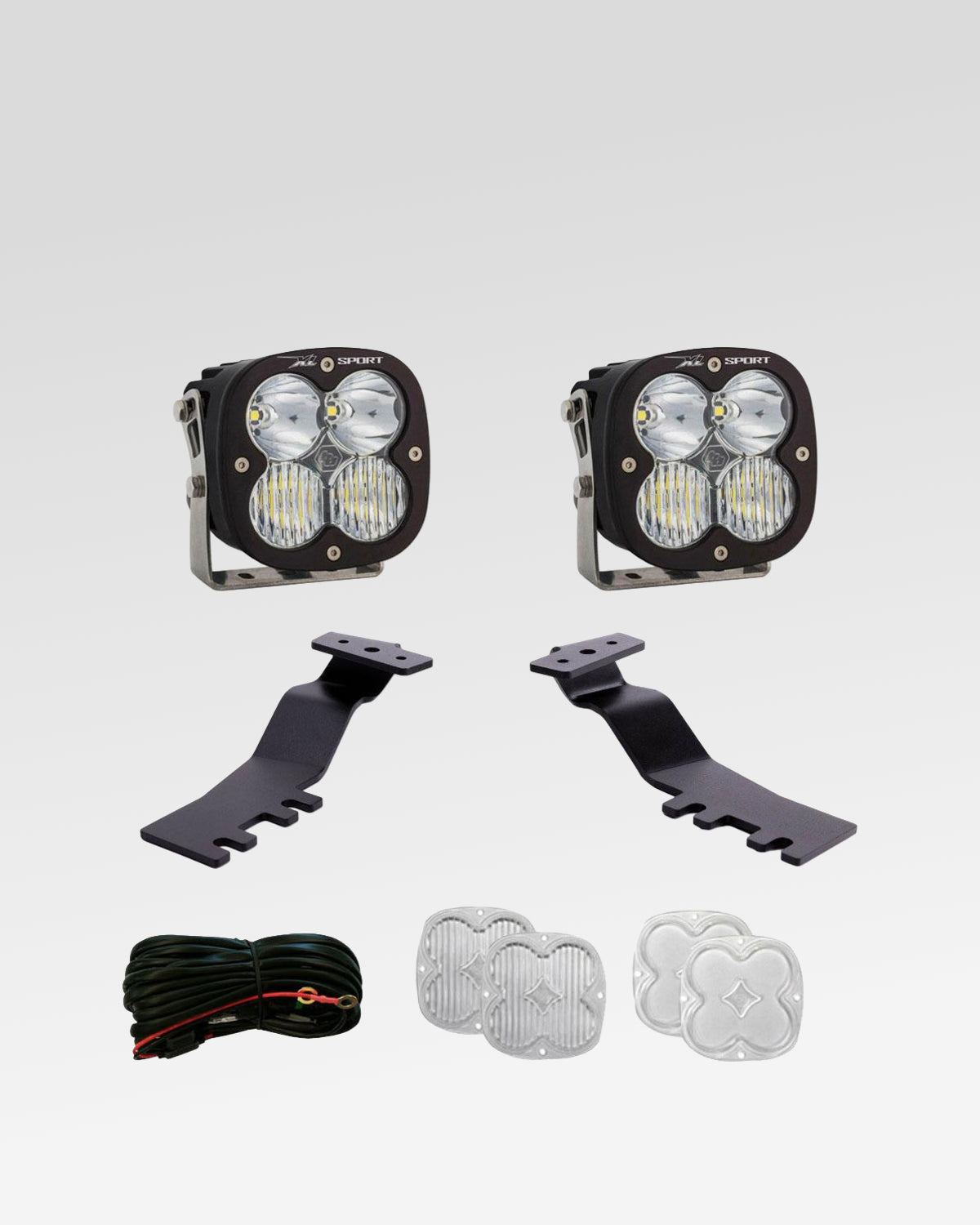 Baja Designs XL Sport LED Ditch Light Kit with Clear Driving/Combo Lens for 6th-Gen 4Runner (2025–Present)