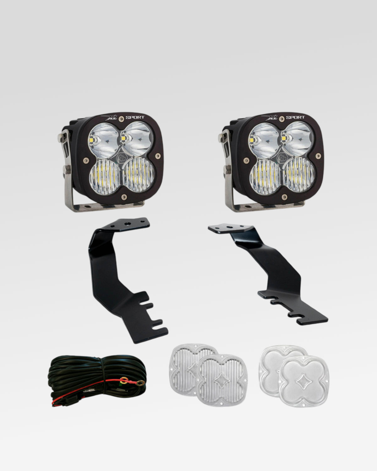 Baja Designs XL Sport LED Ditch Light Kit with Driving-Combo Beam Pattern and Clear Lens for 3rd-Gen Sequoia (2023–Present)