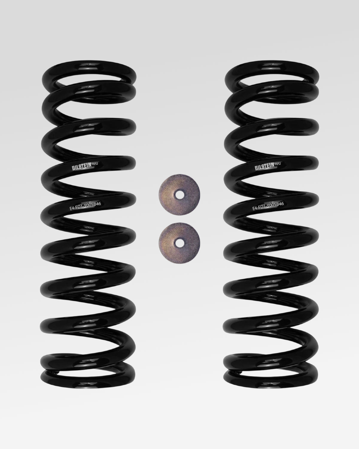 Bilstein B12 Front Coil Springs in Black with 150–200 lb Load Rating and 700 lbf/in Spring Rate for Toyota 4Runner (2003–2024) - Pair