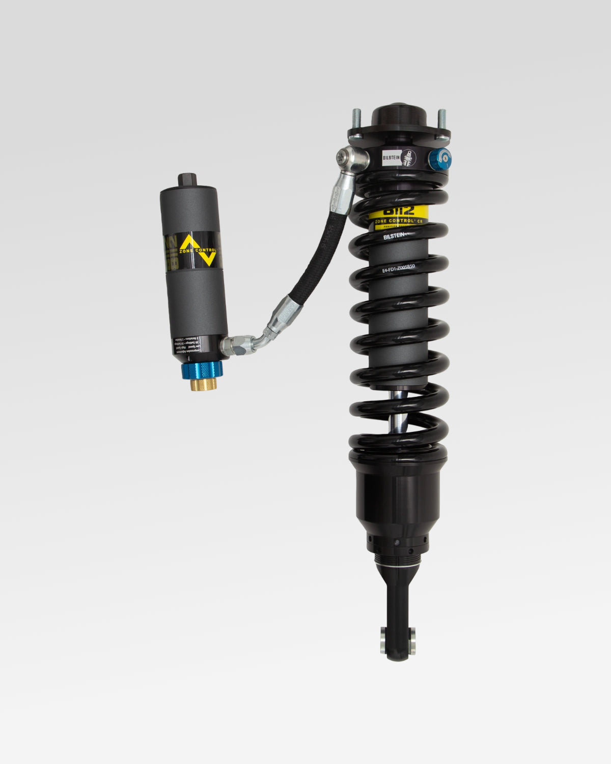 Bilstein B8 8112 ZoneControl CR DSA+ Front Driver-Side Remote-Reservoir Coilover with 1.3–4 in Lift for 4th-Gen 4Runner (2003–2009)