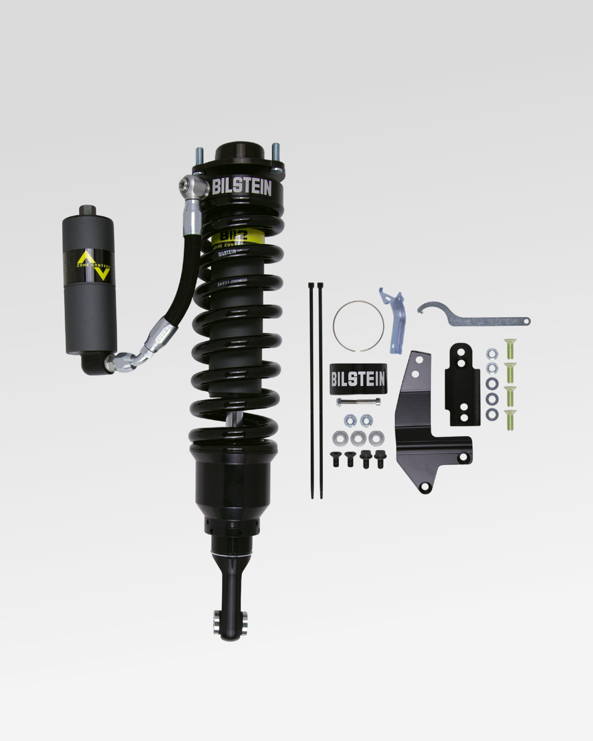 Bilstein B8 8112 ZoneControl CR Front Driver-Side Remote-Reservoir Coilover with 1.5–3.8 in Lift for 5th-Gen 4Runner (2010–2024)