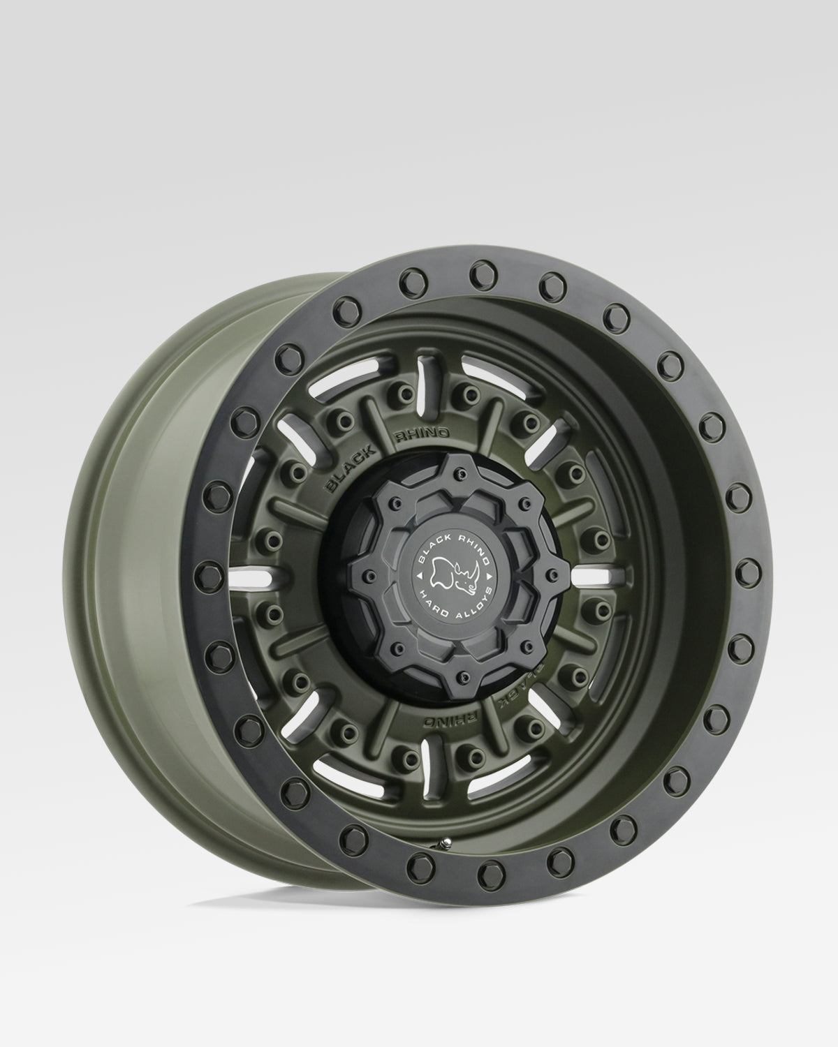 Black Rhino Abrams 17 x 8.5 in Wheel in Olive Drab Green with -18 mm Offset