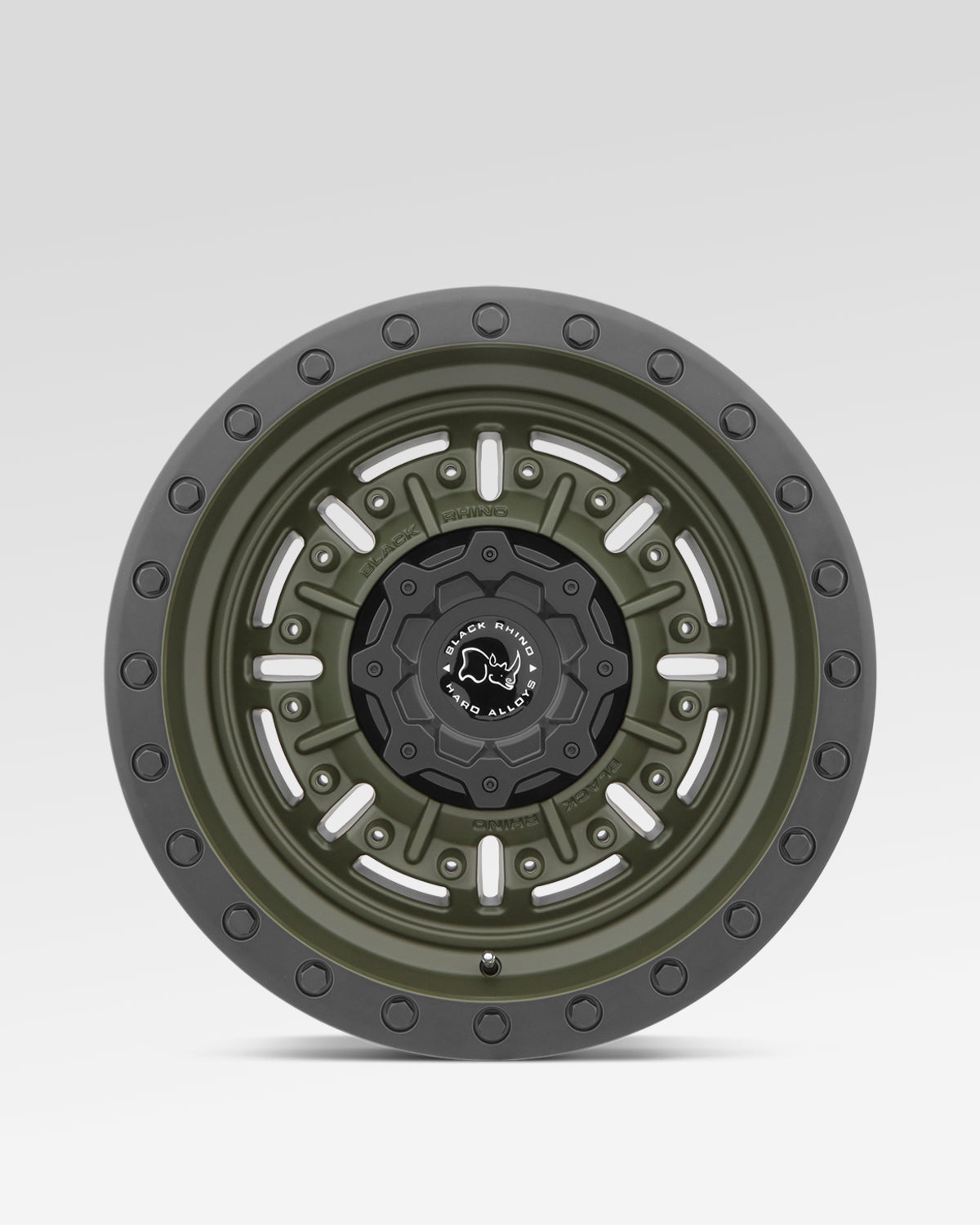 Black Rhino Abrams 17 x 8.5 in Wheel in Olive Drab Green with 0 mm Offset