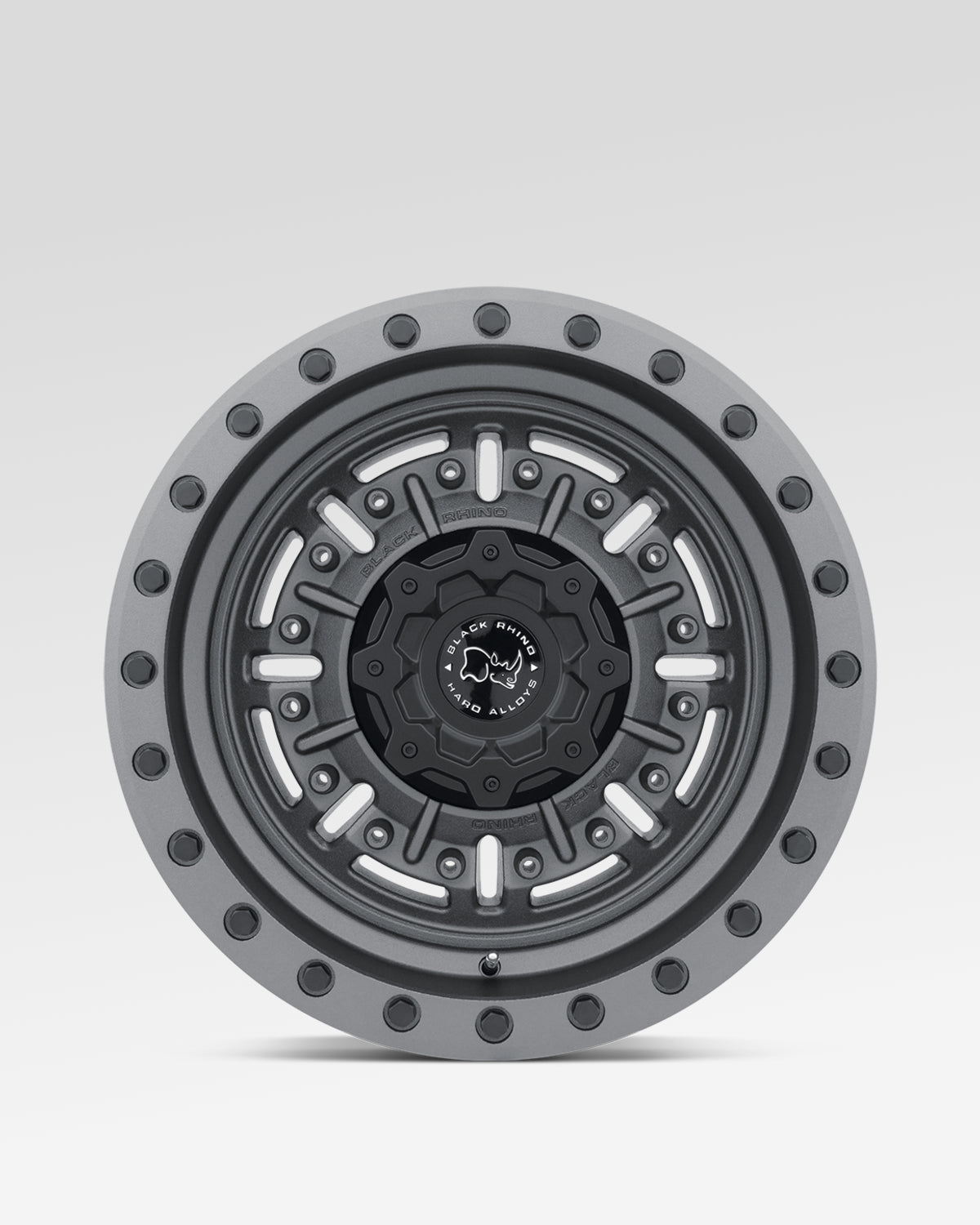 Black Rhino Abrams 17 x 8.5 in Wheel in Textured Matte Gunmetal with -18 mm Offset