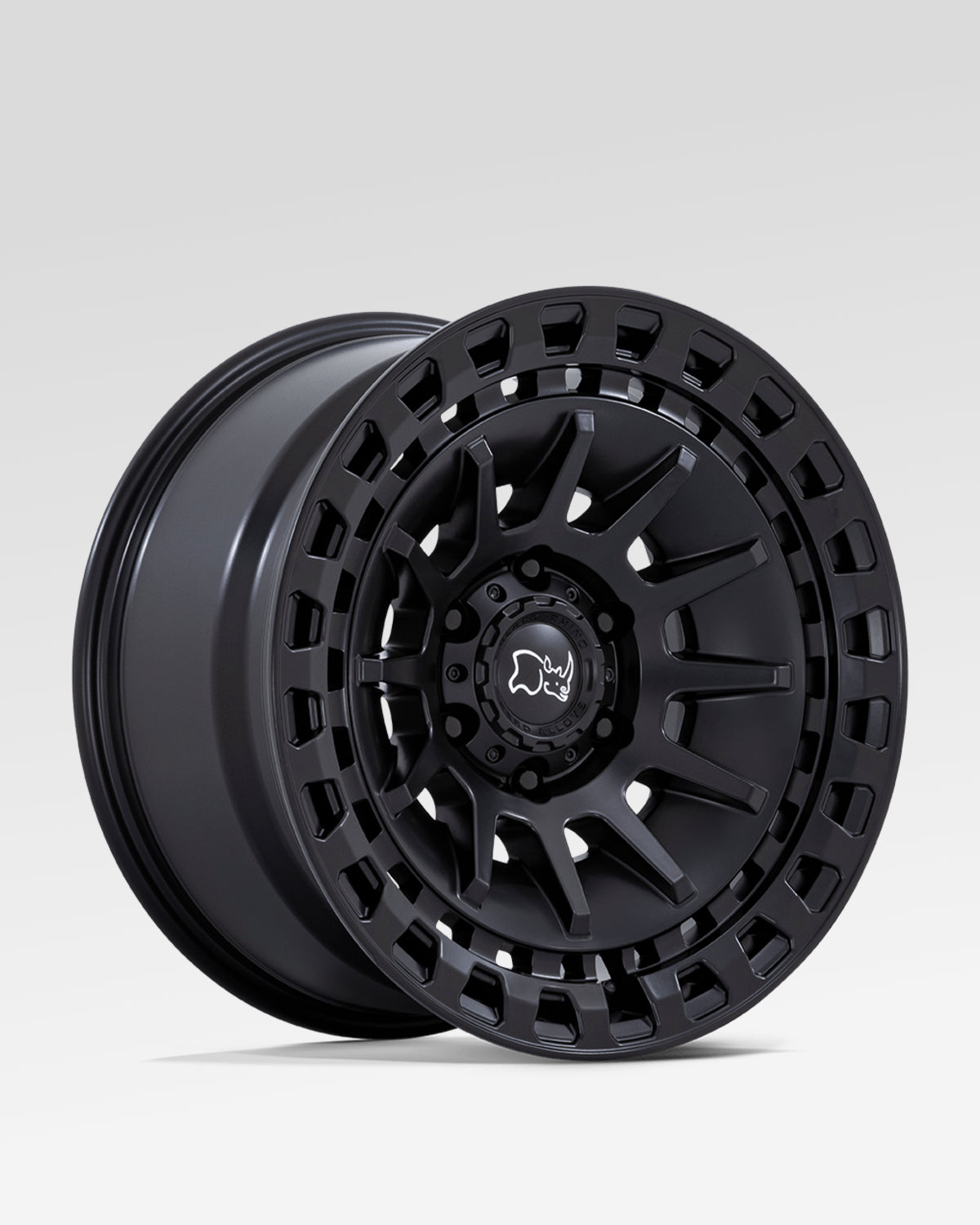 Black Rhino Barrage 17 x 8.5 in Wheel in Matte Black with 0 mm Offset