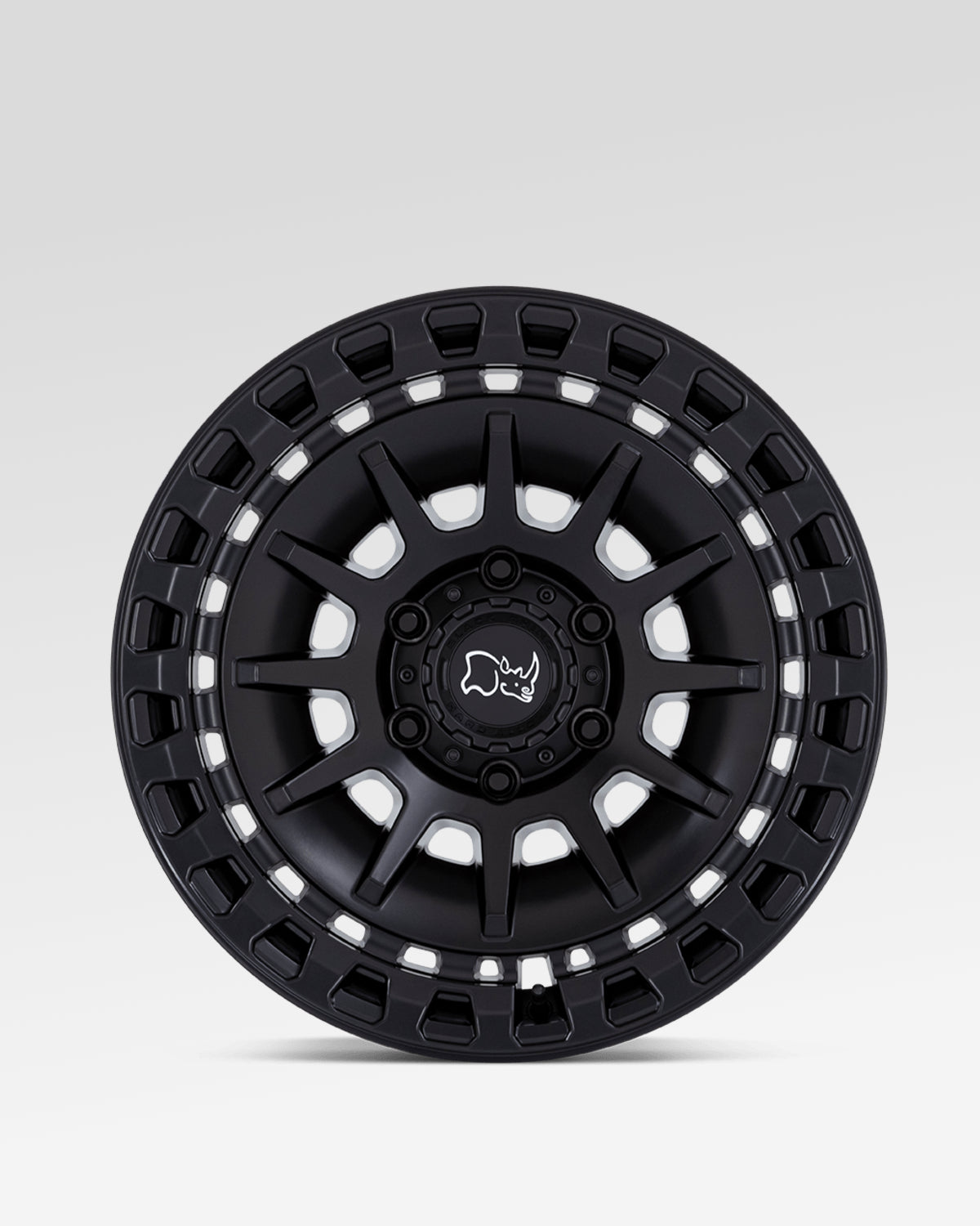 Black Rhino Barrage 17 x 8.5 in Wheel in Matte Black with 0 mm Offset