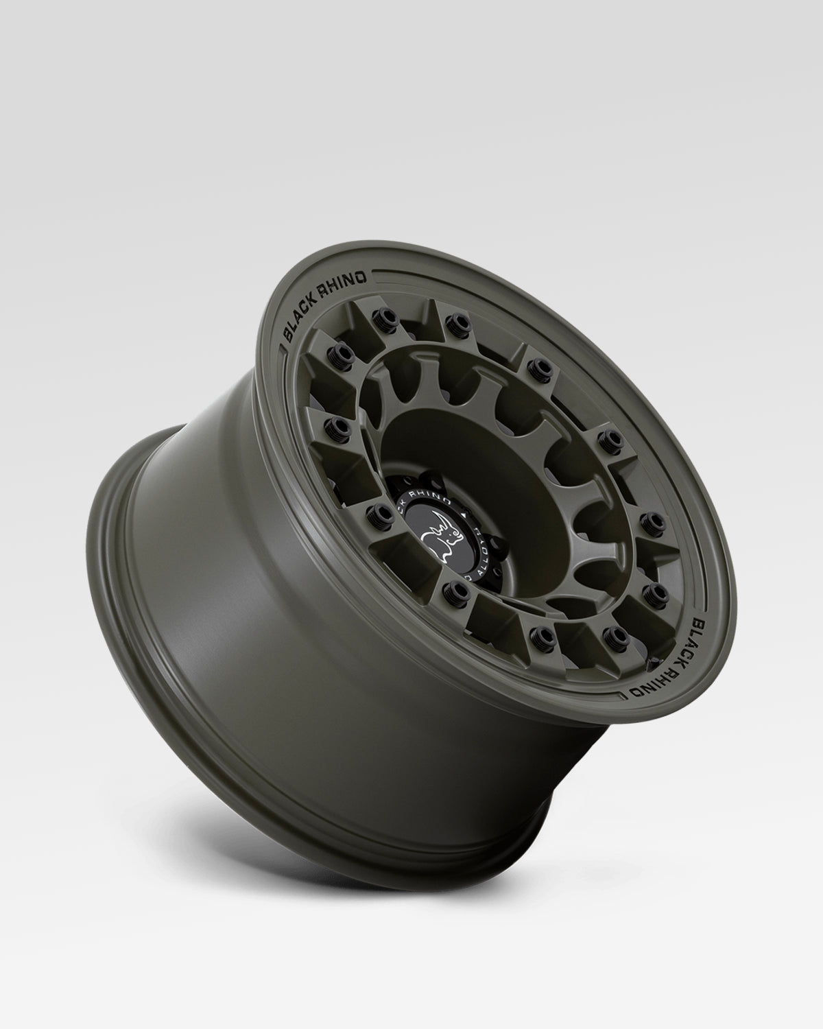 Black Rhino Fuji 17 x 8 in Wheel in Olive Drab Green with 38 mm Offset