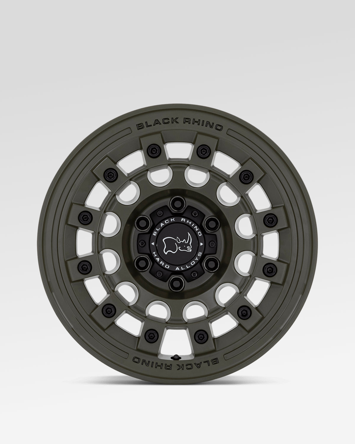 Black Rhino Fuji 17 x 8 in Wheel in Olive Drab Green with 38 mm Offset