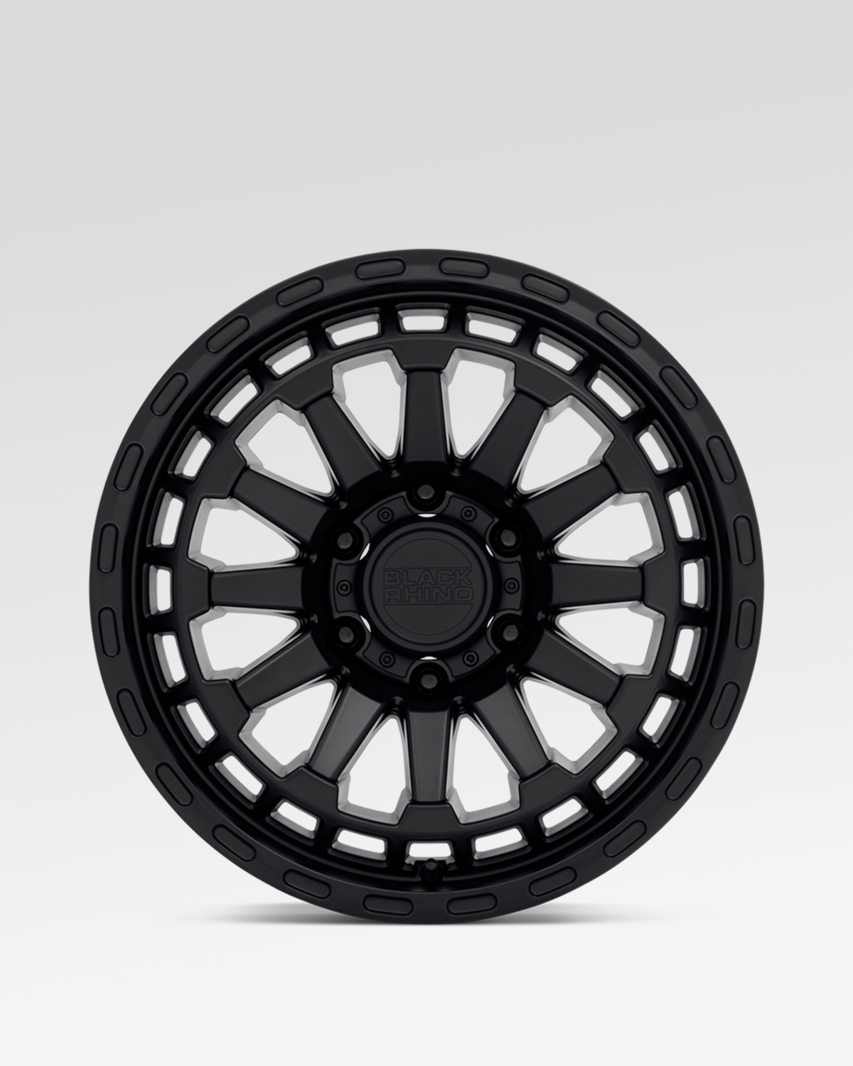 Black Rhino Raid 17 x 8.5 in Wheel in Matte Black with 0 mm Offset