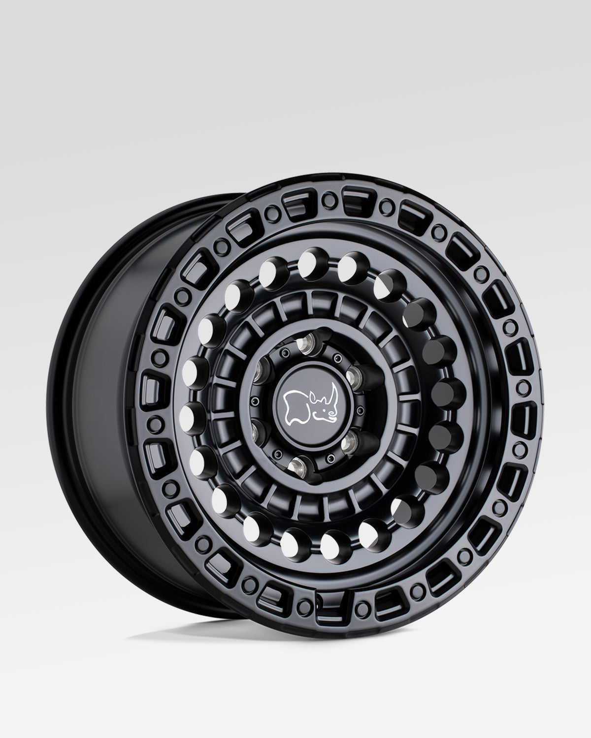 Black Rhino Sentinel 17 x 8.5 in Wheel in Matte Black with -10 mm Offset and 6 x 139.7 mm Bolt Pattern