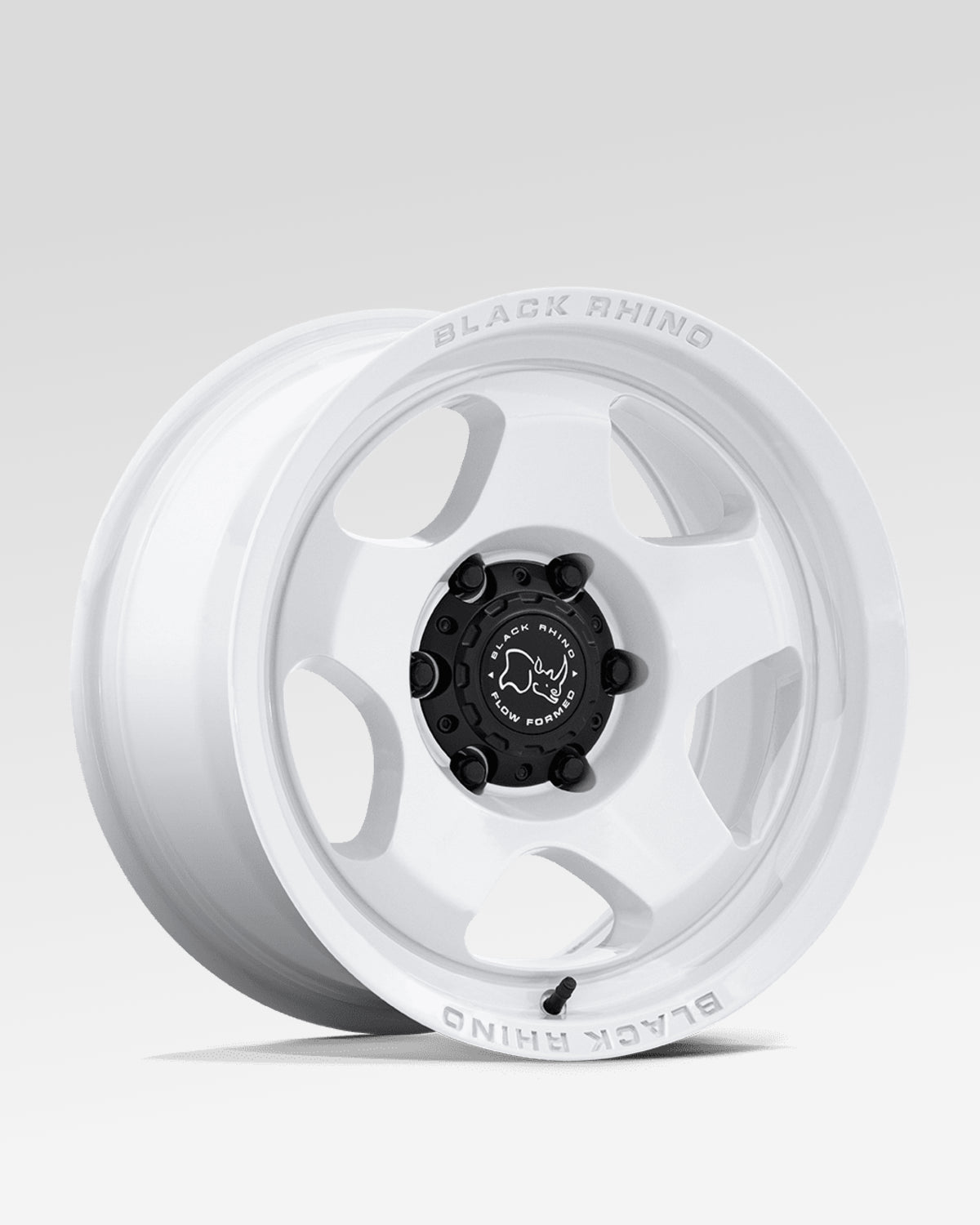 Black Rhino Sol 17 x 8 in Wheel in Gloss White with 20 mm Offset