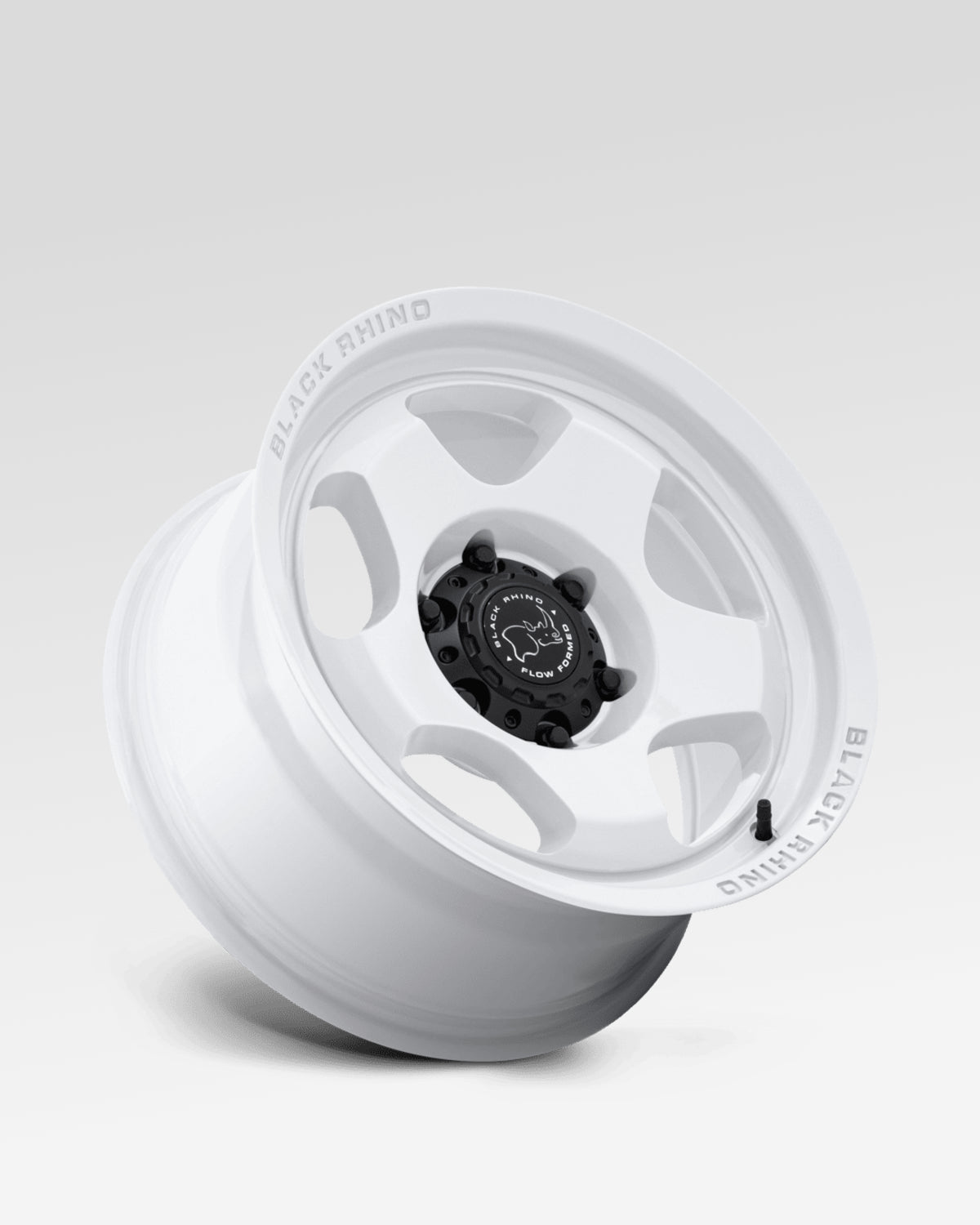Black Rhino Sol 17 x 8 in Wheel in Gloss White with 20 mm Offset