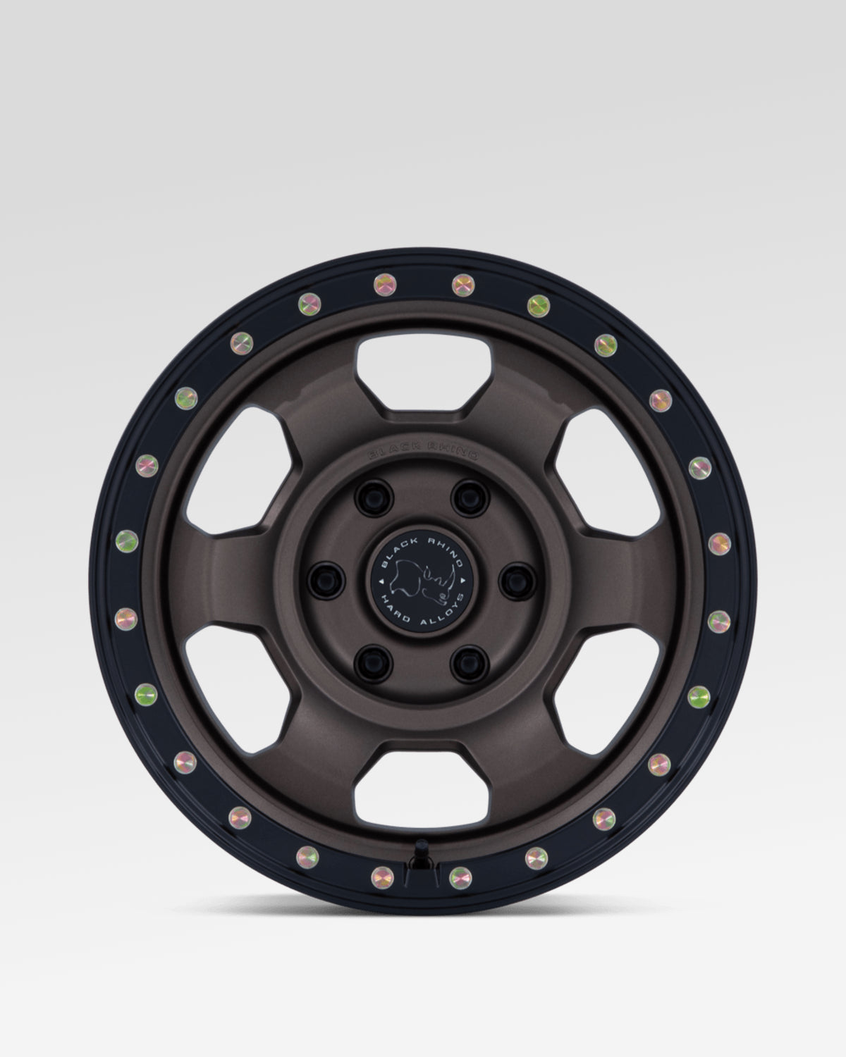 Black Rhino Trooper 17 x 8.5 in Wheel in Burnt Bronze with Matte Black Lip with -10 mm Offset