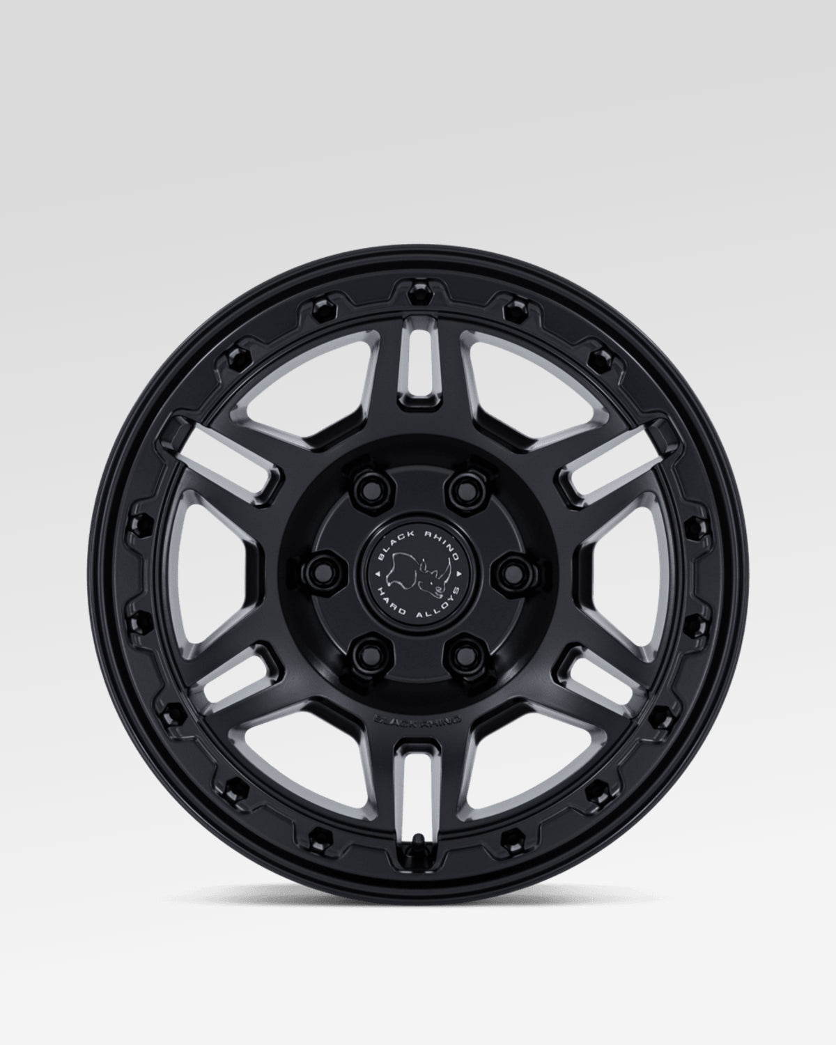 Black Rhino Vanguard 17 x 8 in Wheel in Matte Black with 32 mm Offset and 6 x 139.7 mm Bolt Pattern
