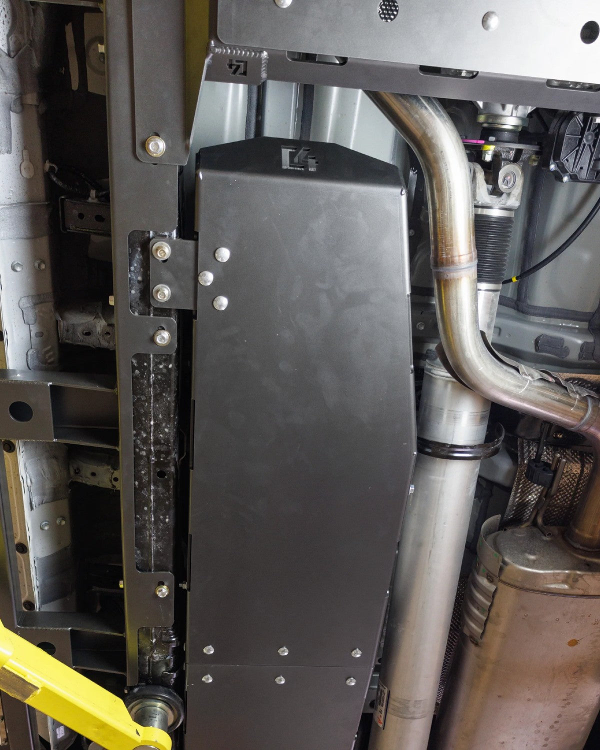 C4 Fabrication 3/16 in Steel Fuel Tank Skid Plate for 4th-Gen Tacoma (2024–Present)