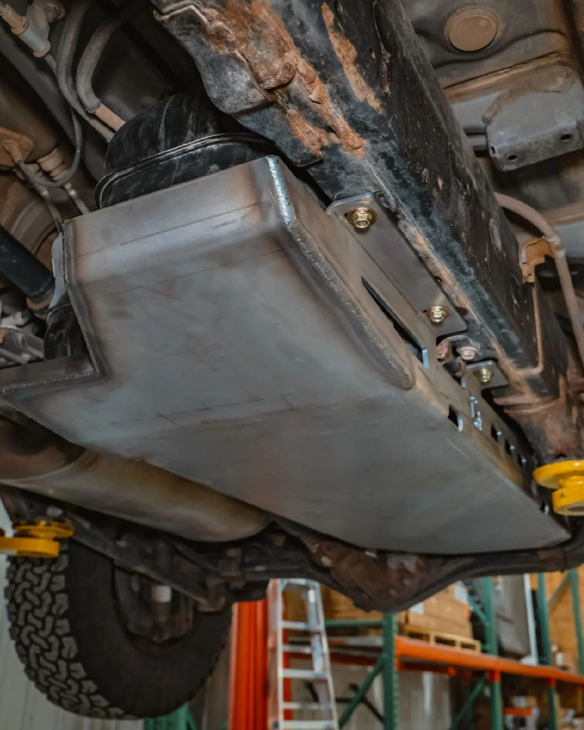 C4 Fabrication 3/16 in Steel Fuel Tank Skid Plate for Toyota 4Runner (2003–2024)