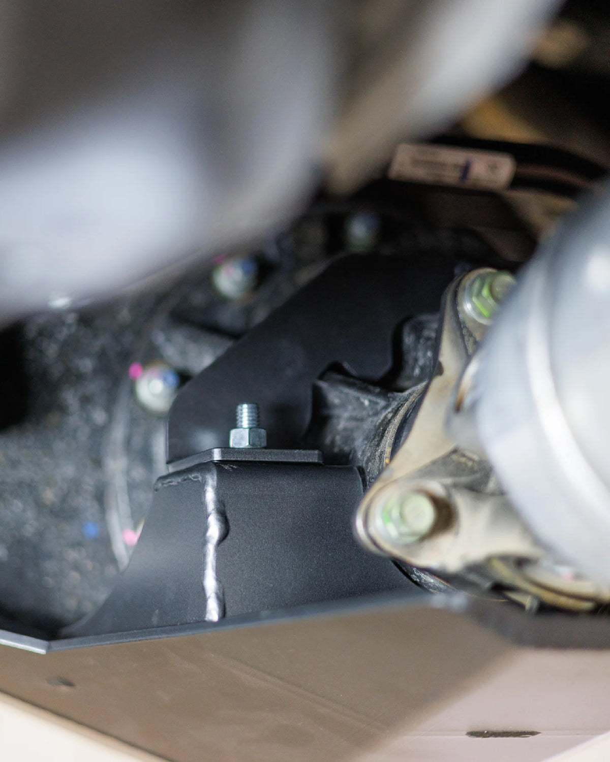 C4 Fabrication 3/16 in Steel Rear Differential Skid Plate for 4th-Gen Tacoma i-Force with Automatic Transmission (2024–Present)