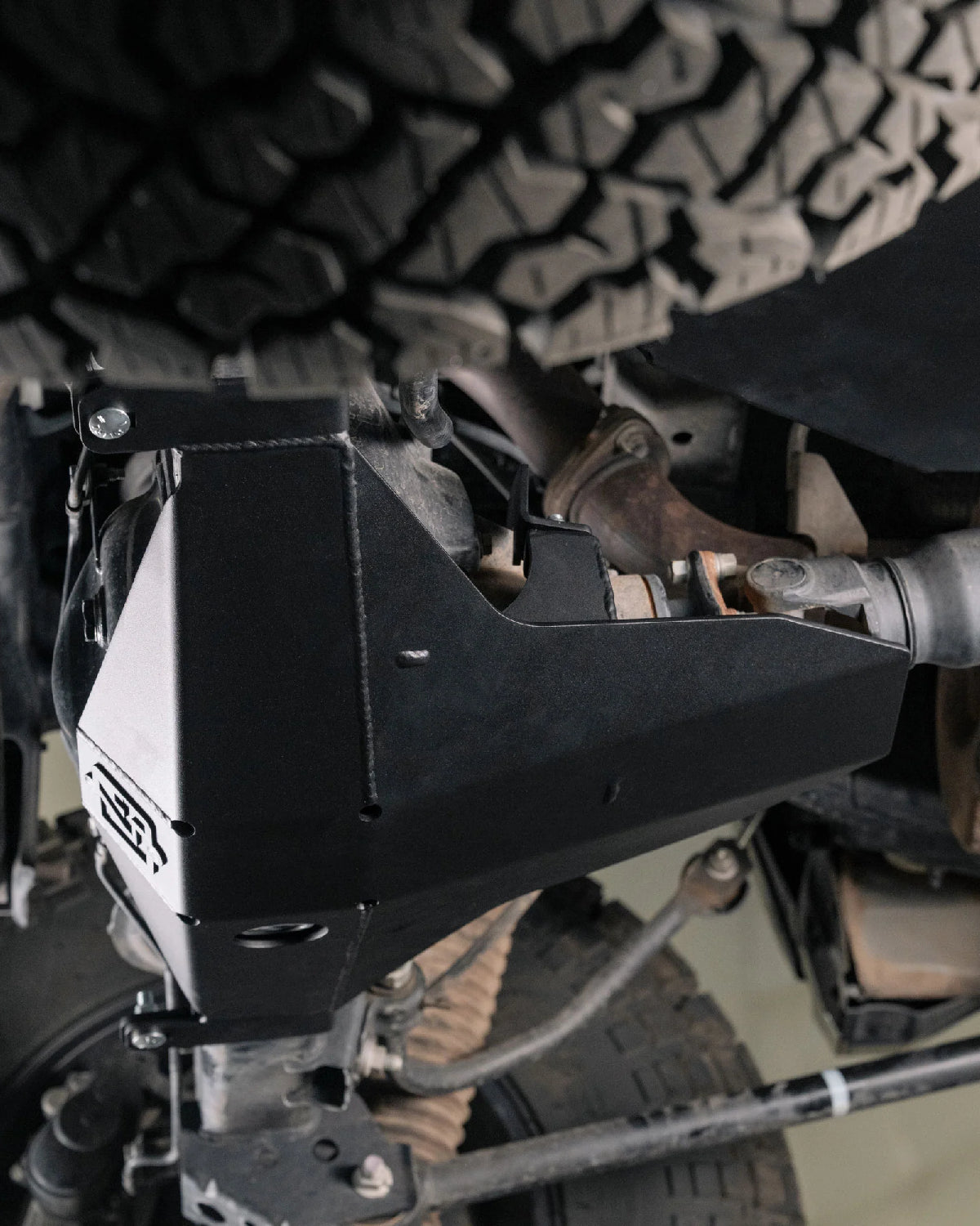 C4 Fabrication 3/16 in Steel Rear Differential Skid Plate for 6th-Gen 4Runner (2025–Present)