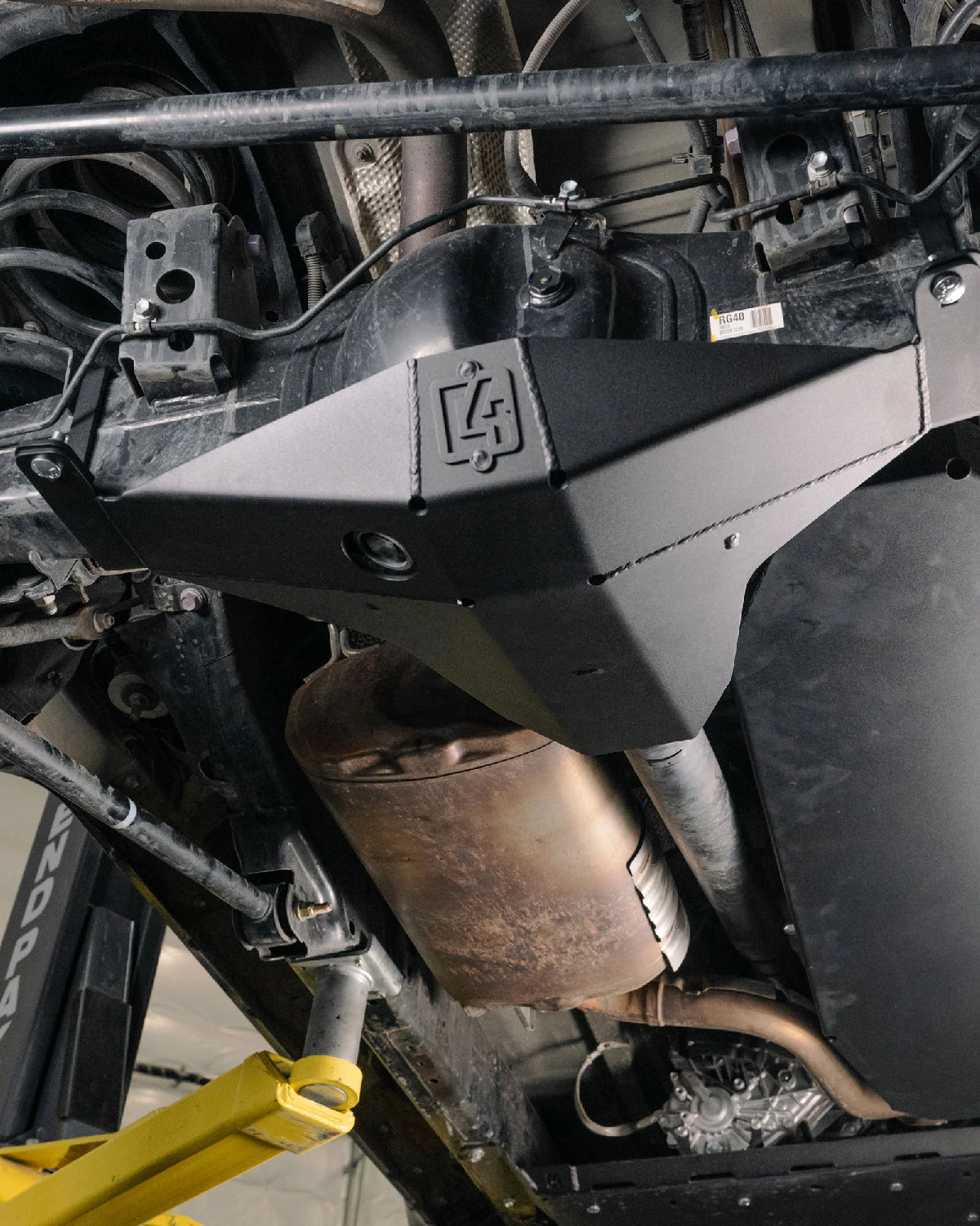 C4 Fabrication 3/16 in Steel Rear Differential Skid Plate for 6th-Gen 4Runner (2025–Present)