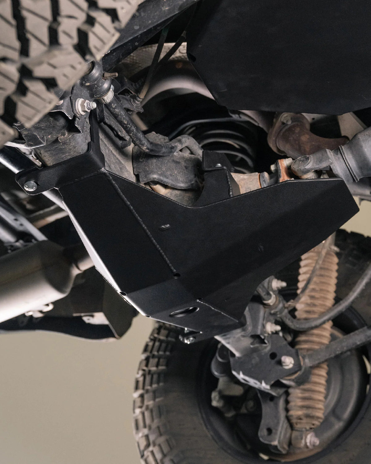 C4 Fabrication 3/16 in Steel Rear Differential Skid Plate for 6th-Gen 4Runner (2025–Present)