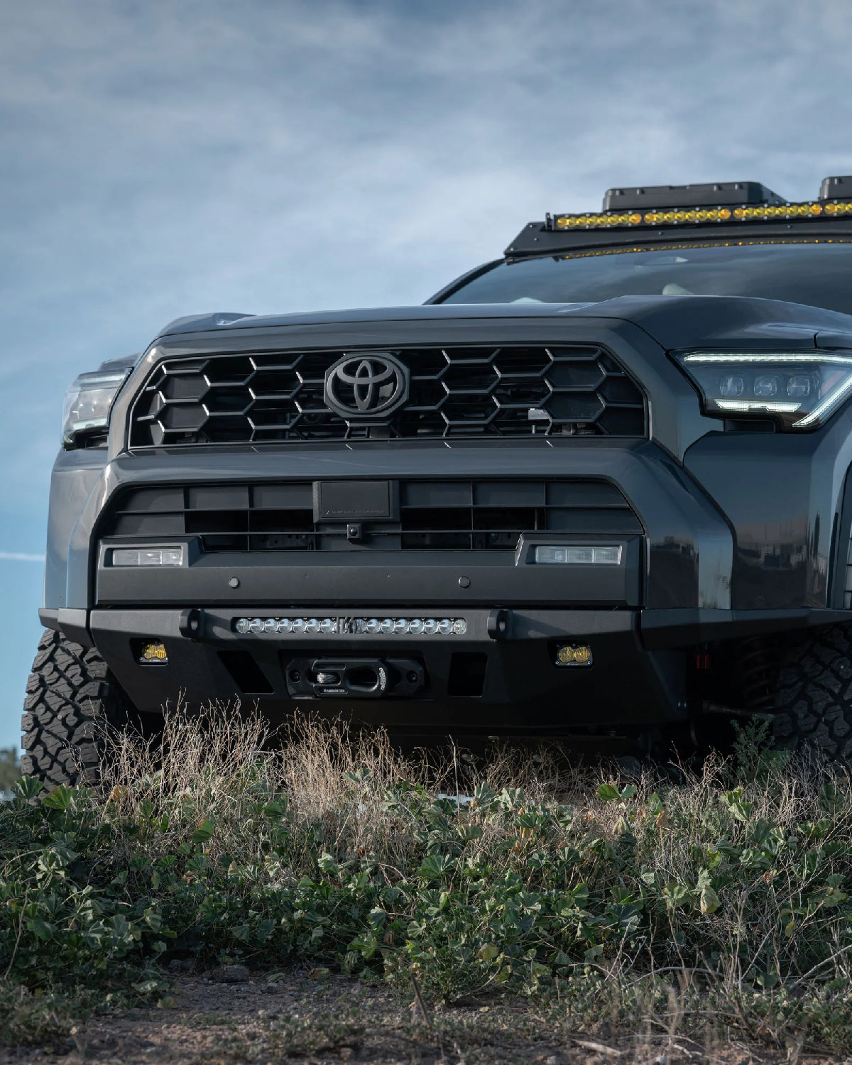 C4 Fabrication Lo-Pro Low-Profile Front Bumper Wings for 6th-Gen 4Runner (2025–Present)