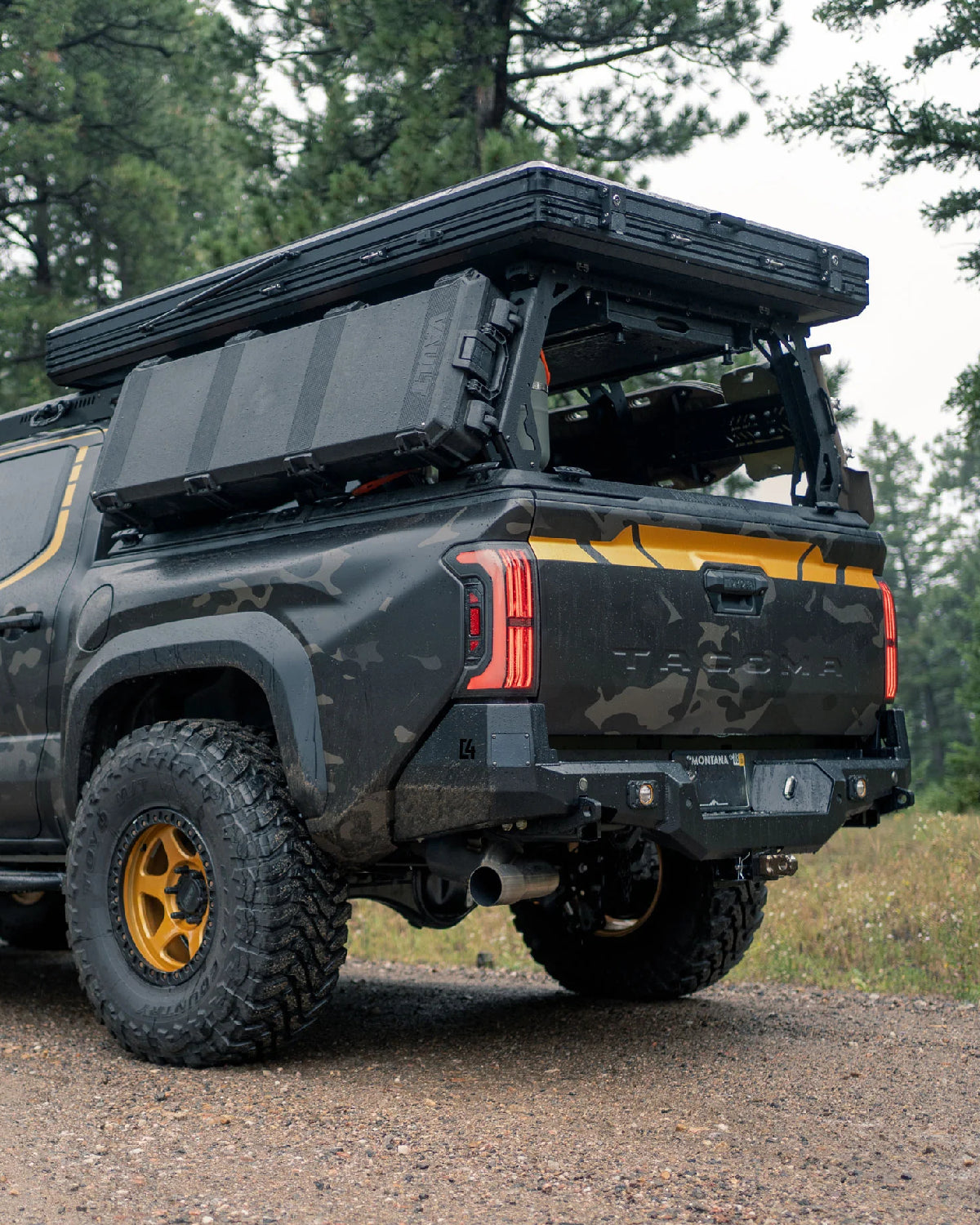 C4 Fabrication Overland Series Rear Bumper for 4th-Gen Tacoma (2024–Present)