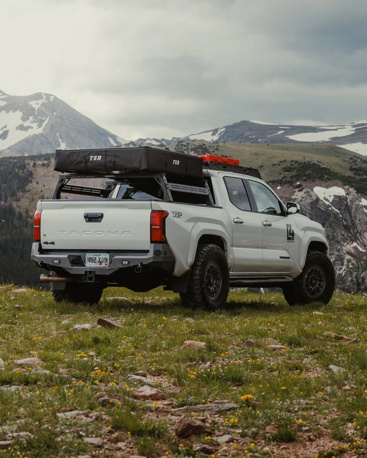 C4 Fabrication Overland Series Rear Bumper for 4th-Gen Tacoma (2024–Present)